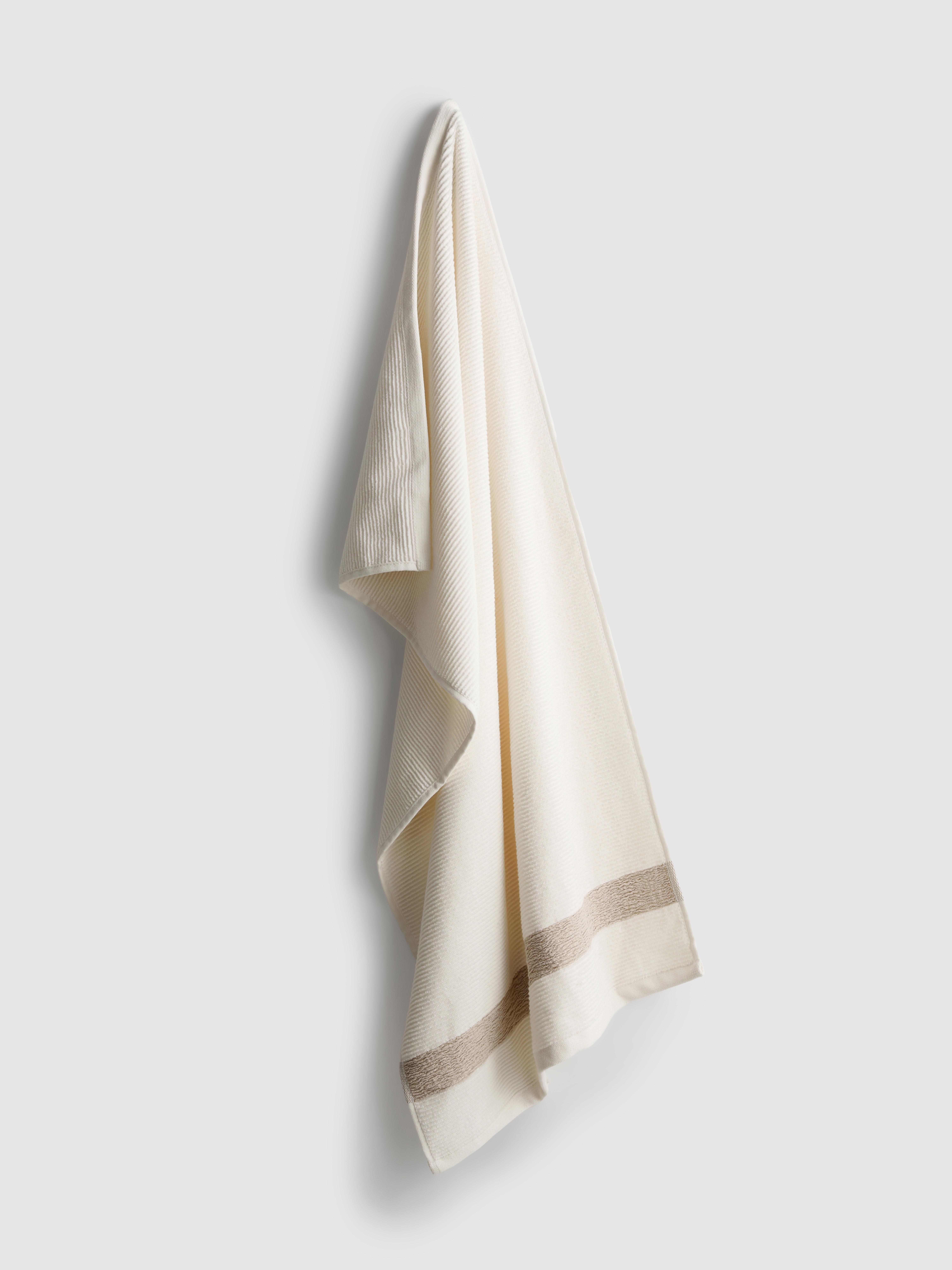 Serviette essuie-mains côtelée