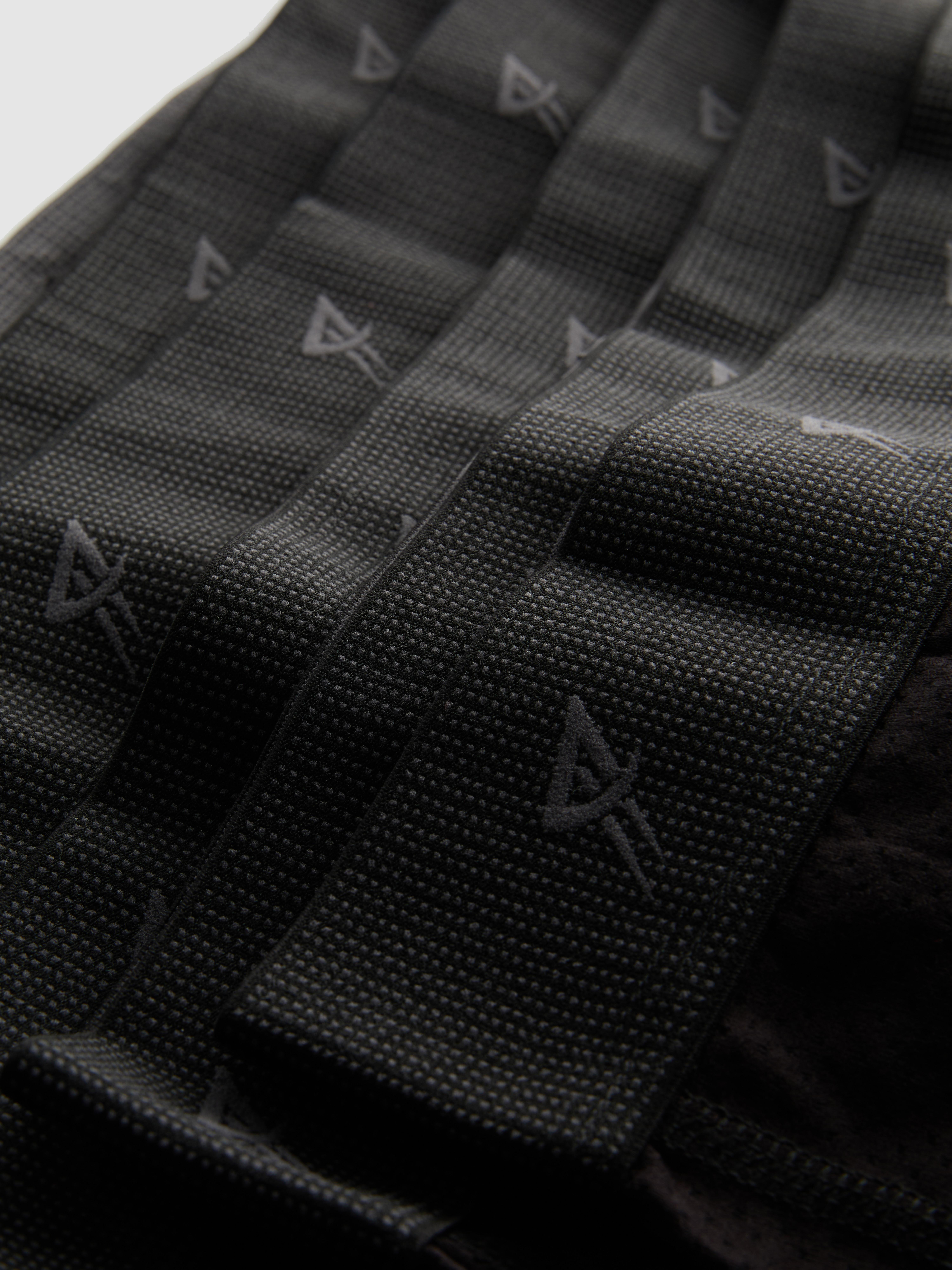 Men's Black 5pk Active Trunks