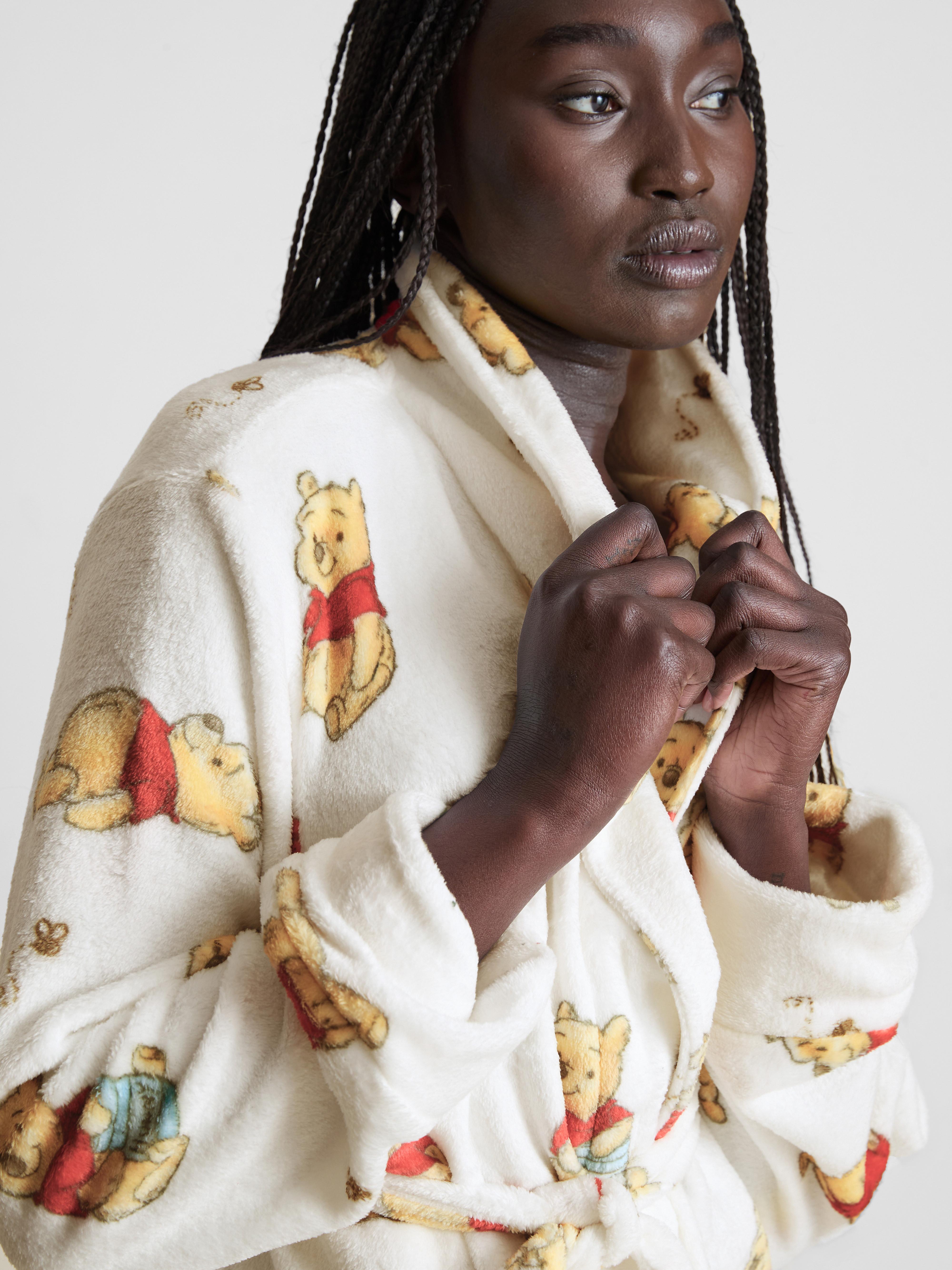 Womens Ivory Disney's Winnie The Pooh Graphic Dressing Gown | Primark