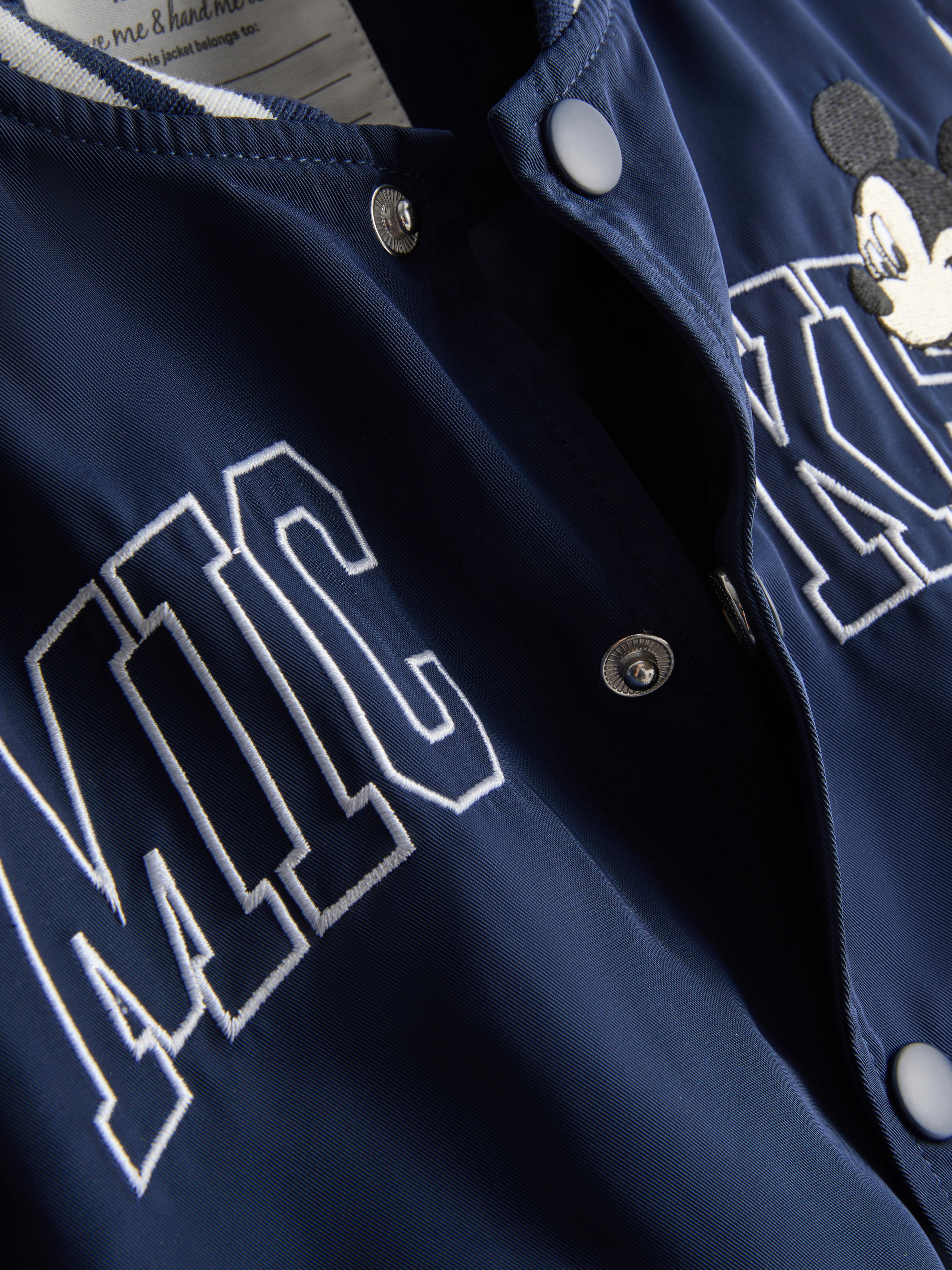 0-36mths | Disney’s Mickey Mouse Snap Button Varsity Jacket