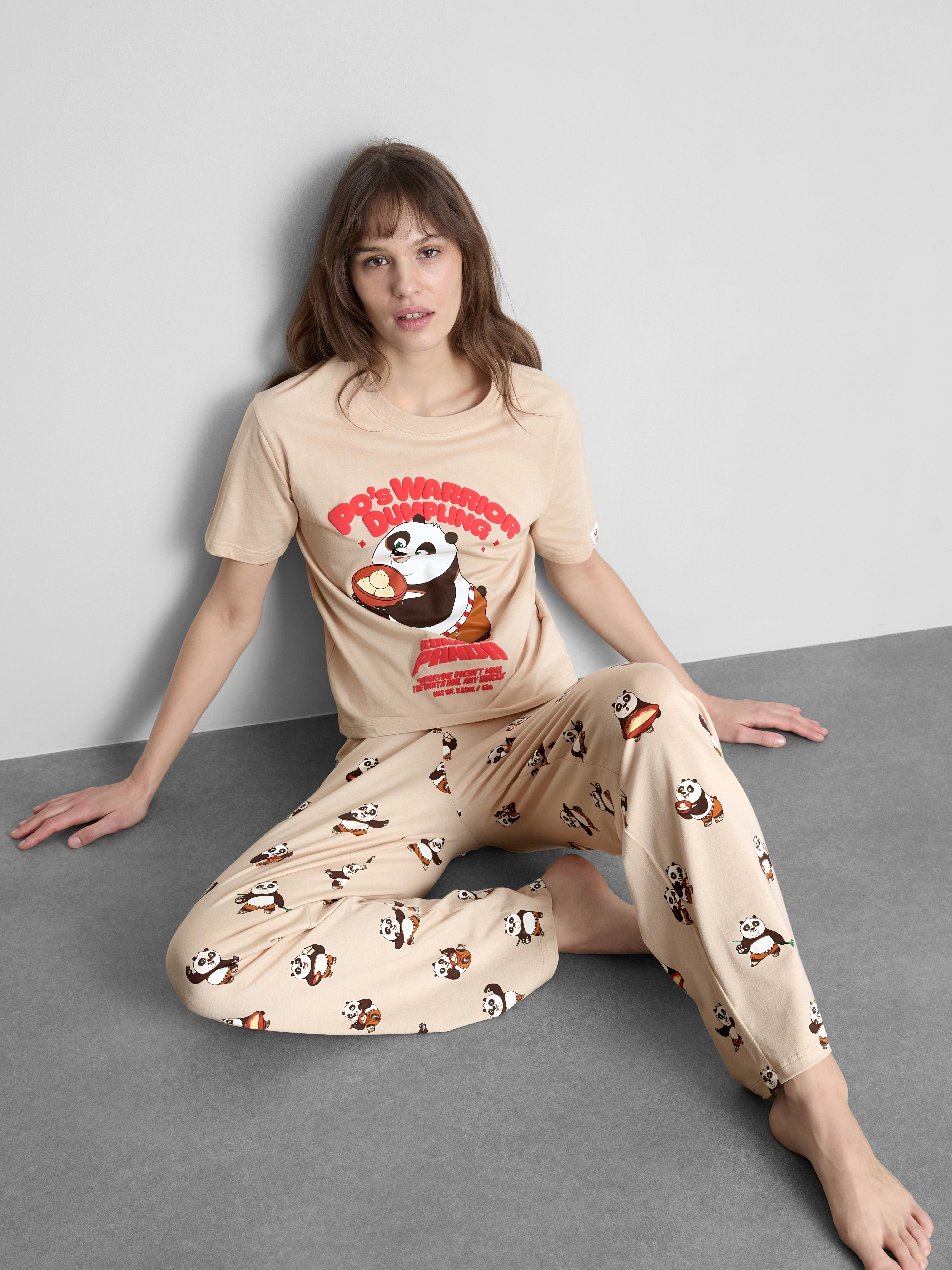 Kung Fu Panda Long Pajamas