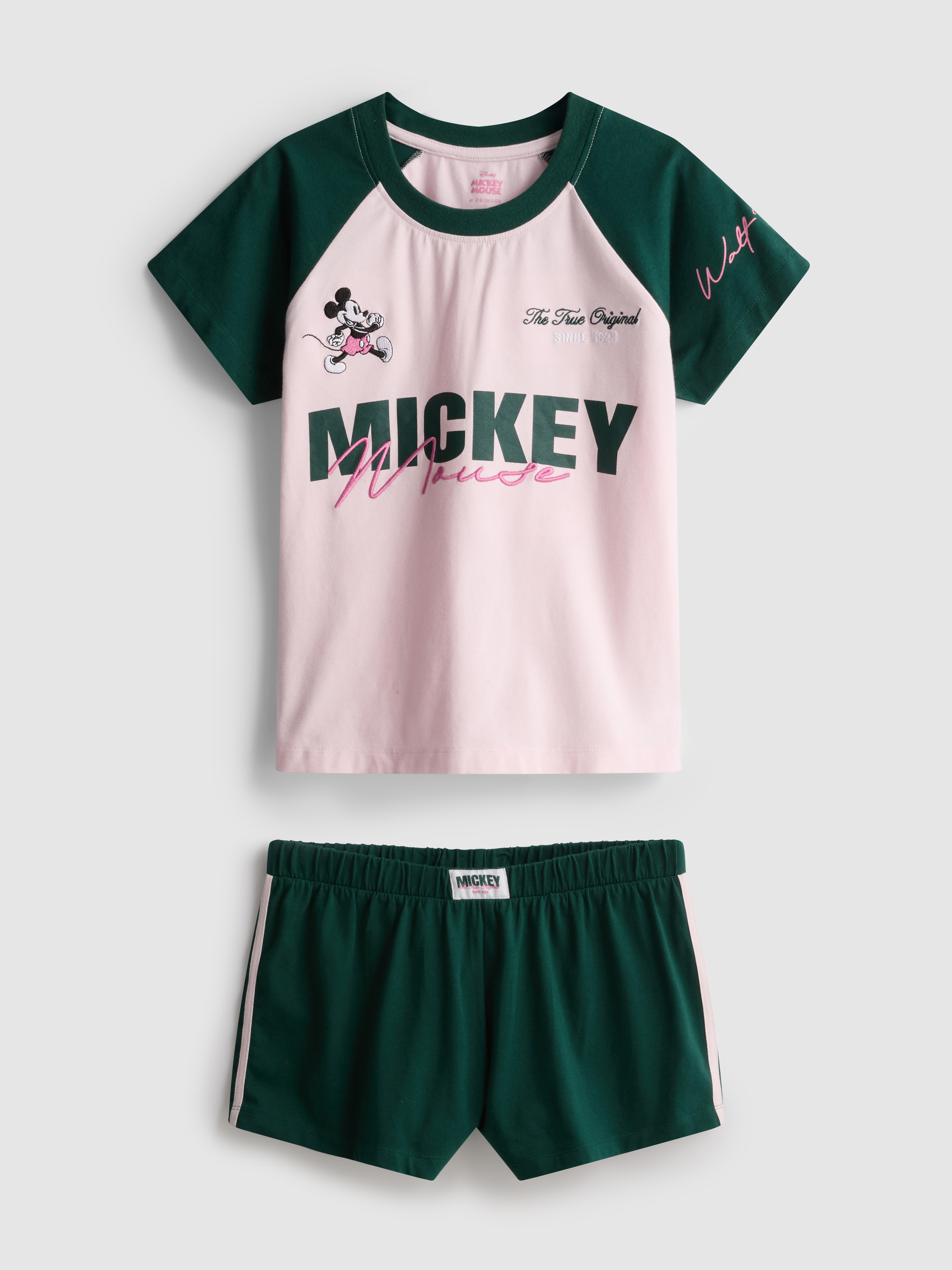 Disney’s Mickey and Friends Raglan Shorty Pajamas