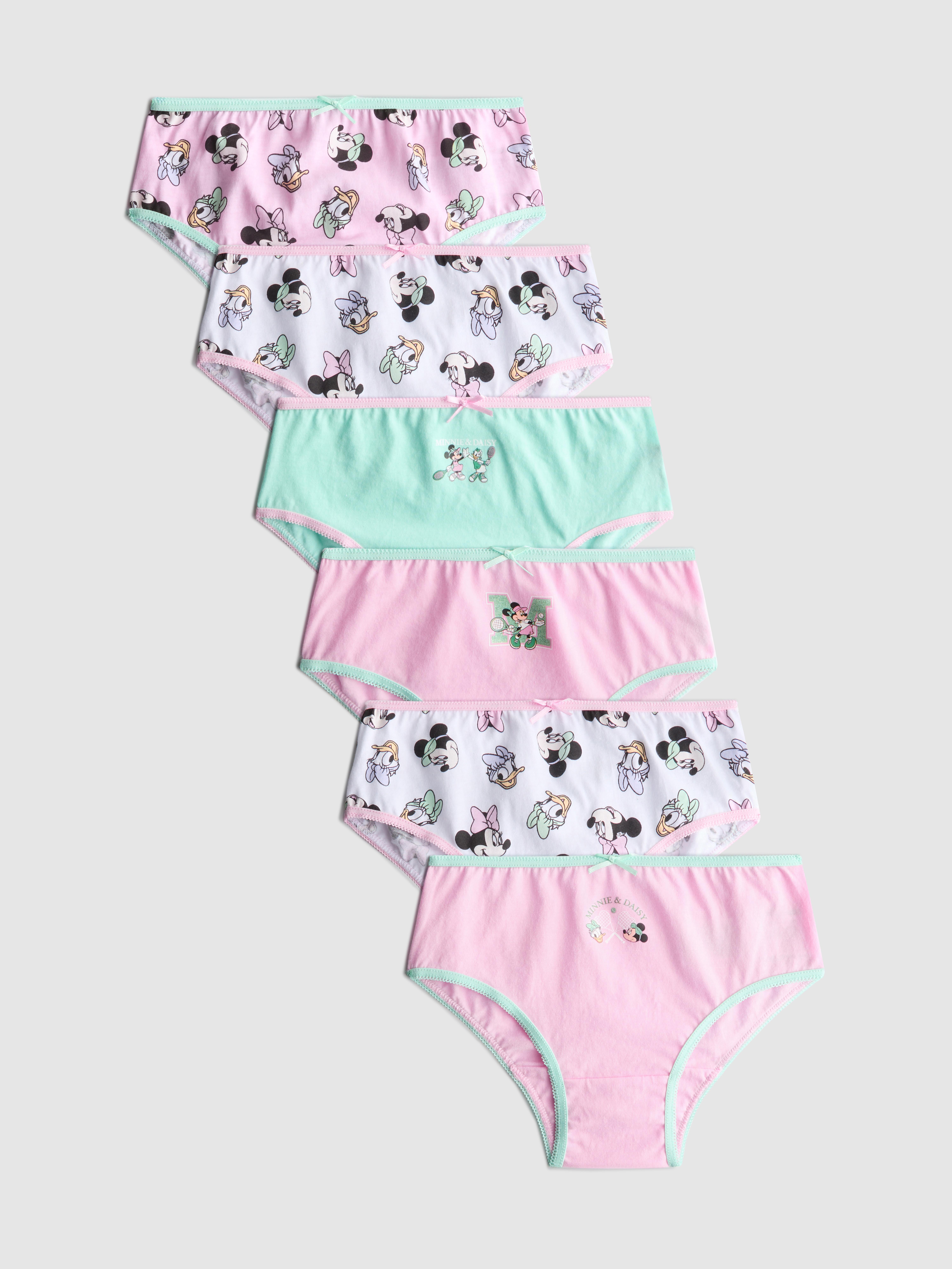 1,5–10 Jahre | „Disney Minnie Maus“ Slips, 6er-Pack