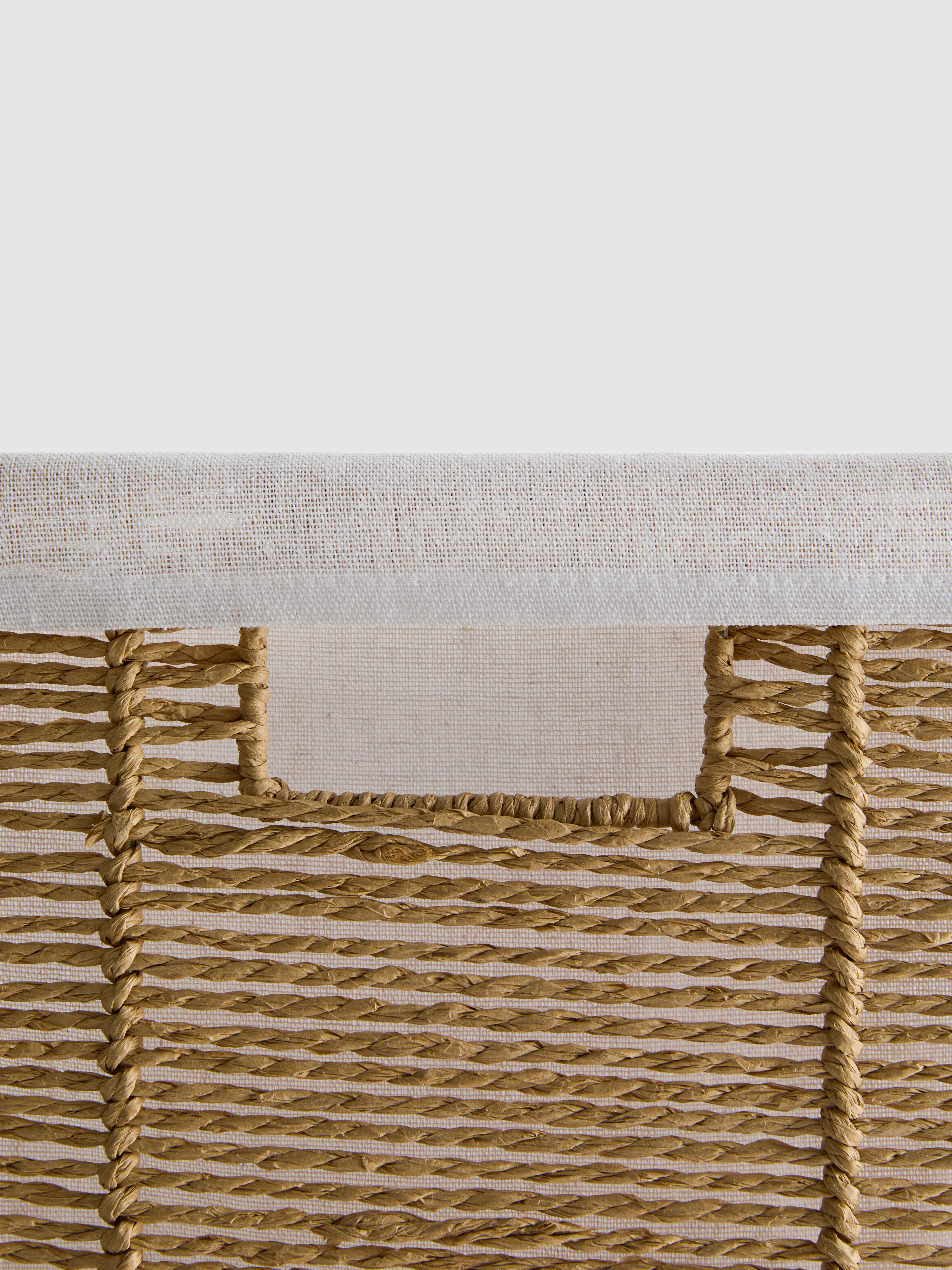 Natural Cube Paper Rope Storage Basket | Penneys