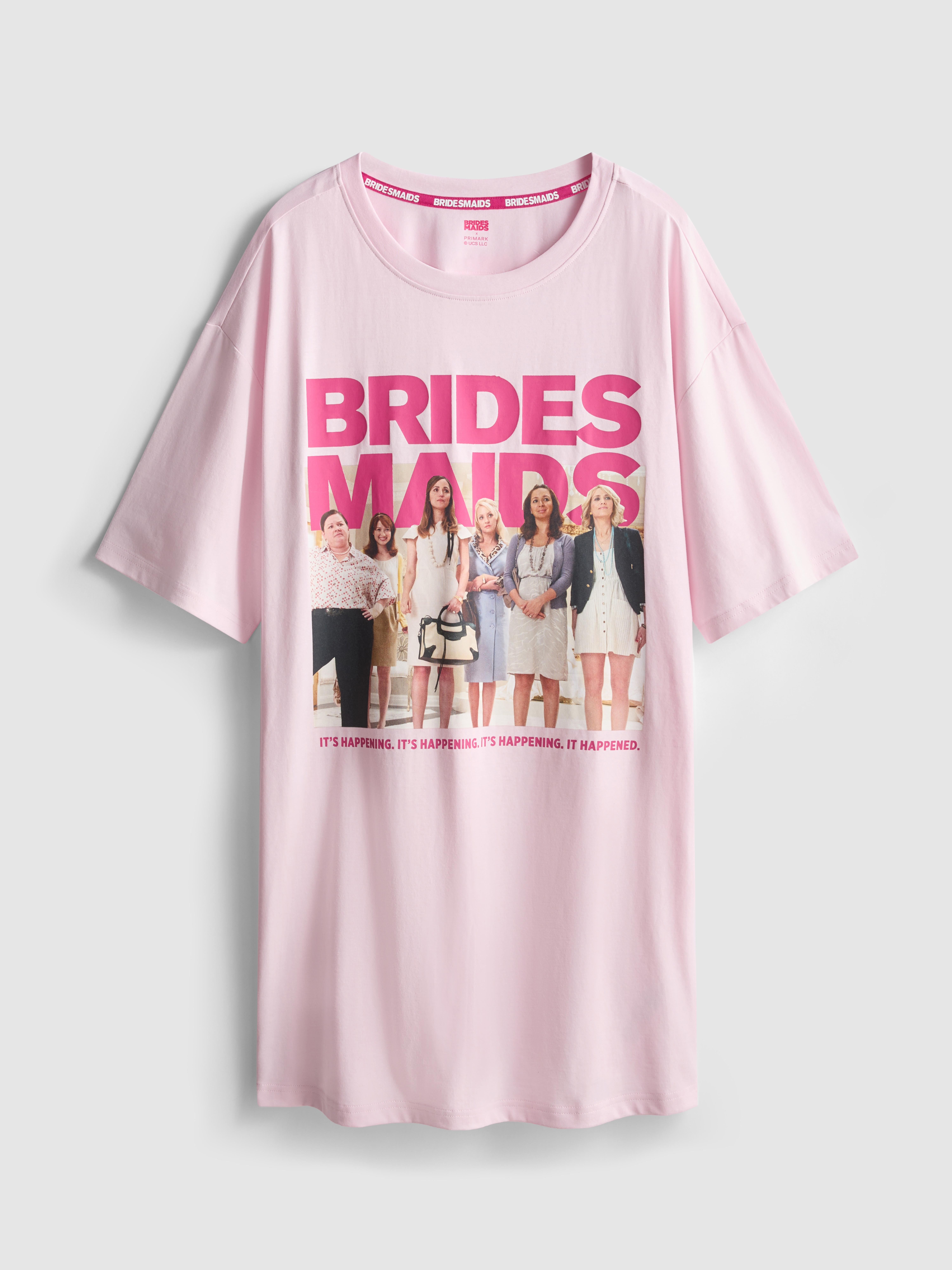 Bridesmaids Cotton Oversized Graphic Nightshirt