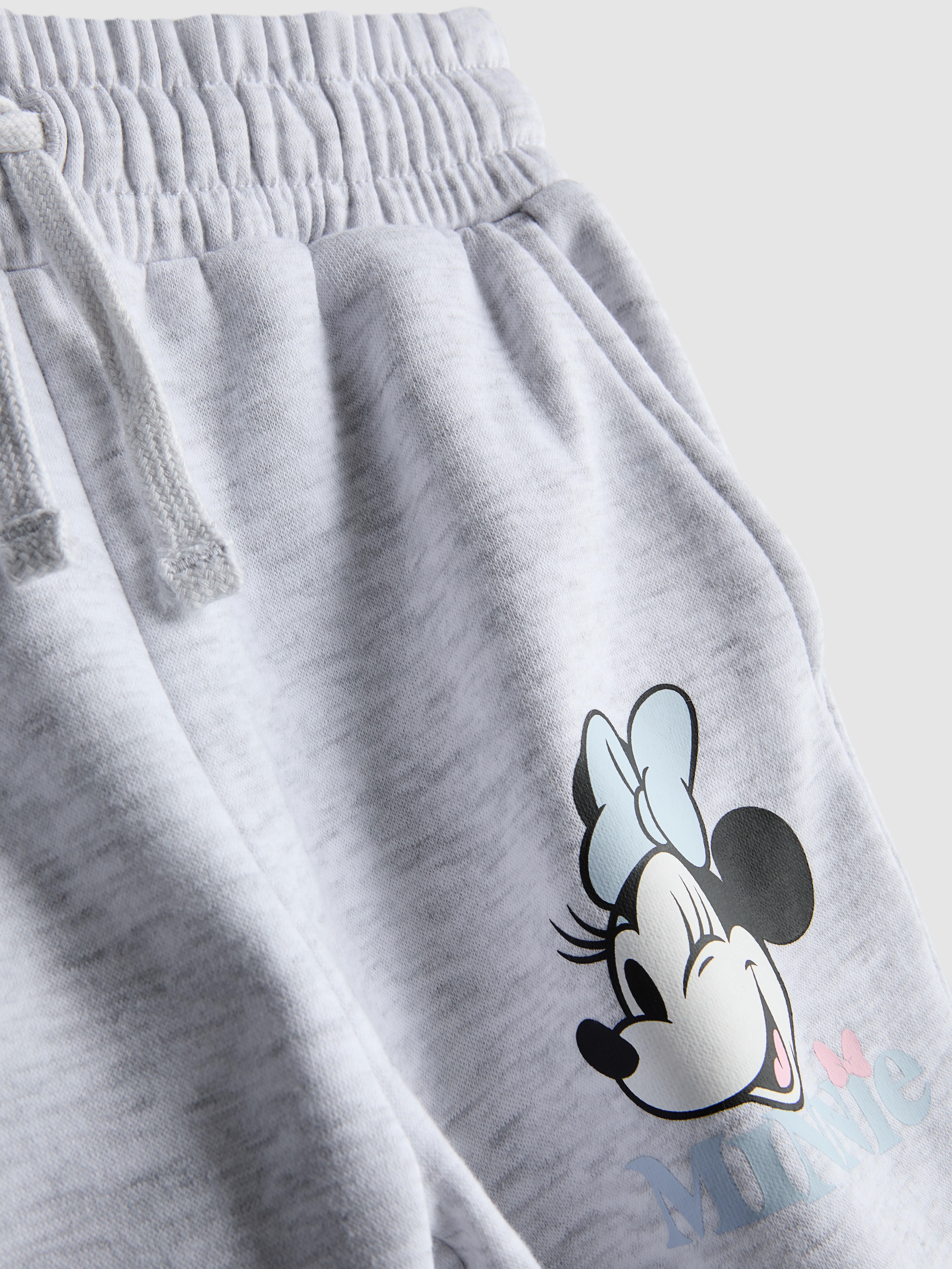 Girls Gray Heather 1.5-8yrs | Disney’s Minnie Mouse Cuffed Joggers