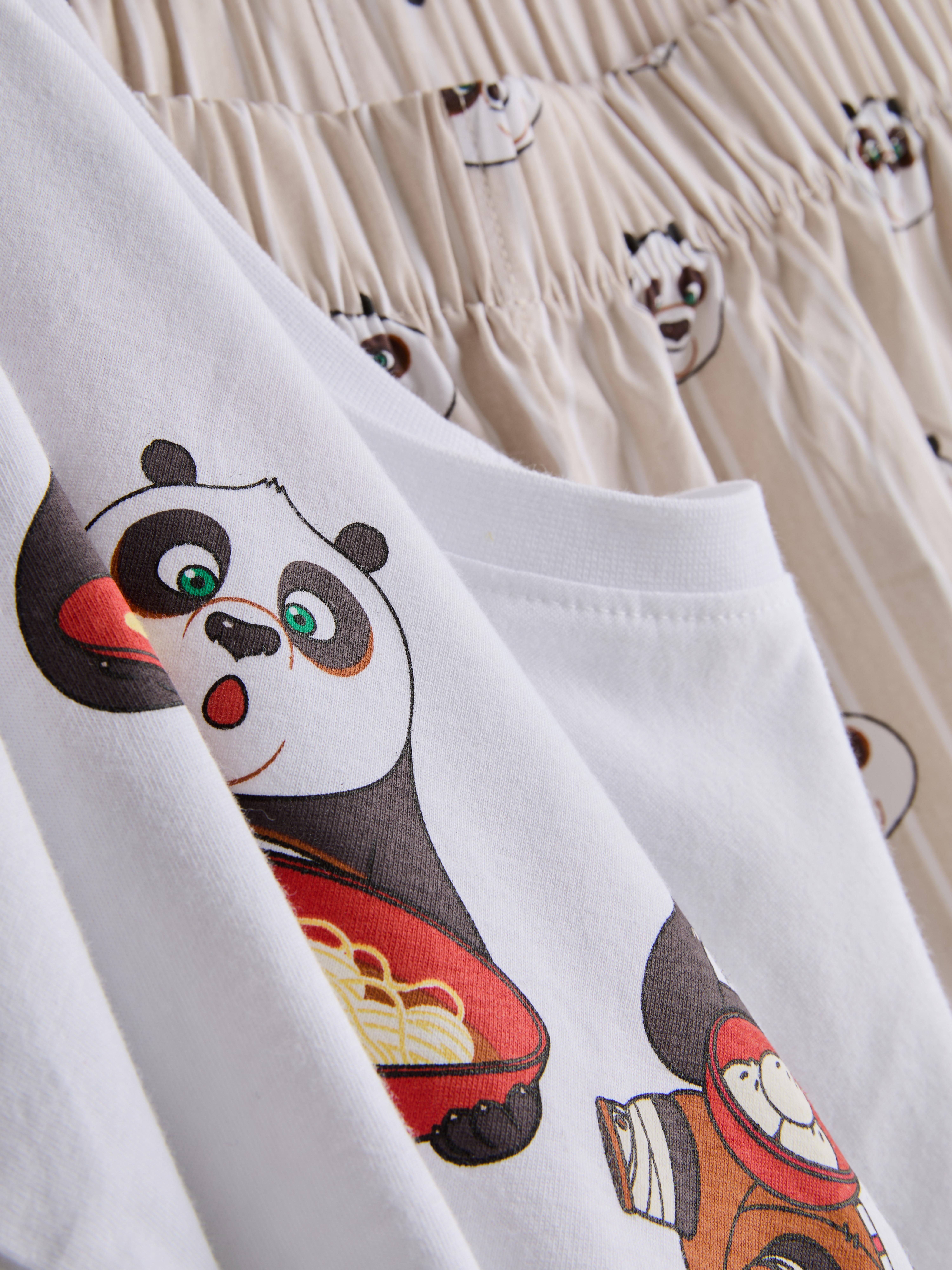 Kungfu Panda T-Shirt and Shorts Pajamas
