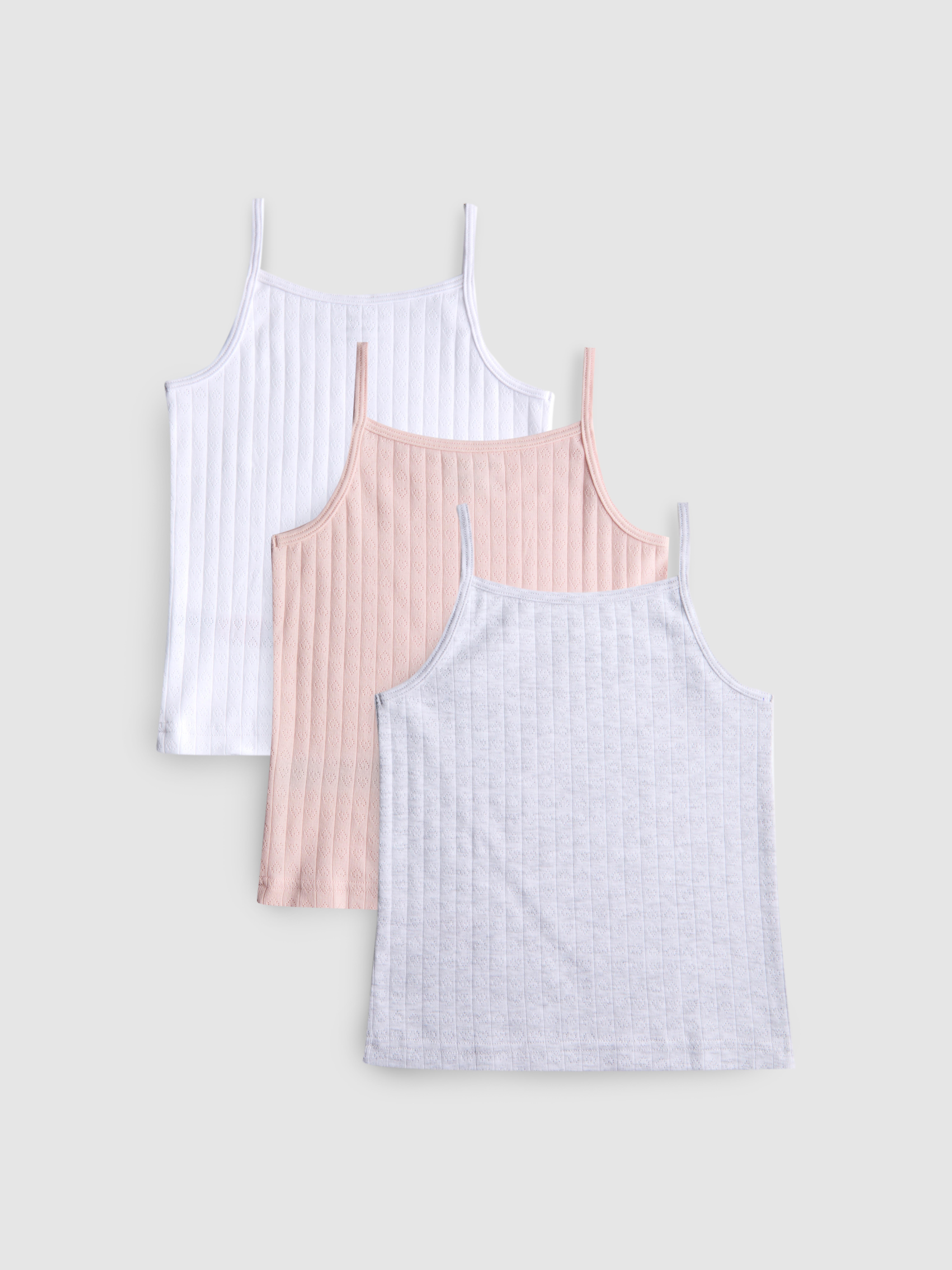 1.5-13yrs | 3pk Pointelle Cami Tops
