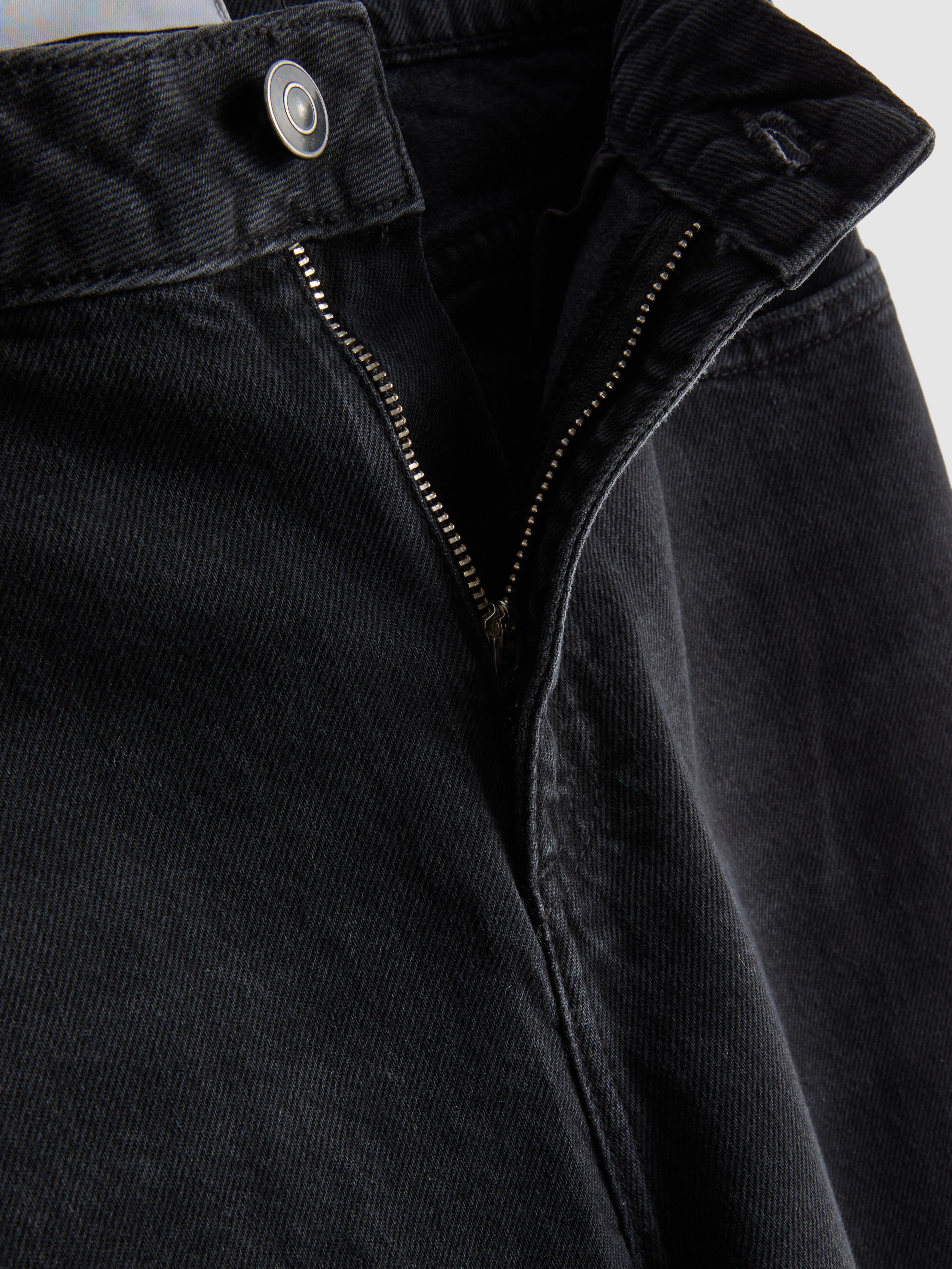 Jeans met hoge taille en rechte pijpen