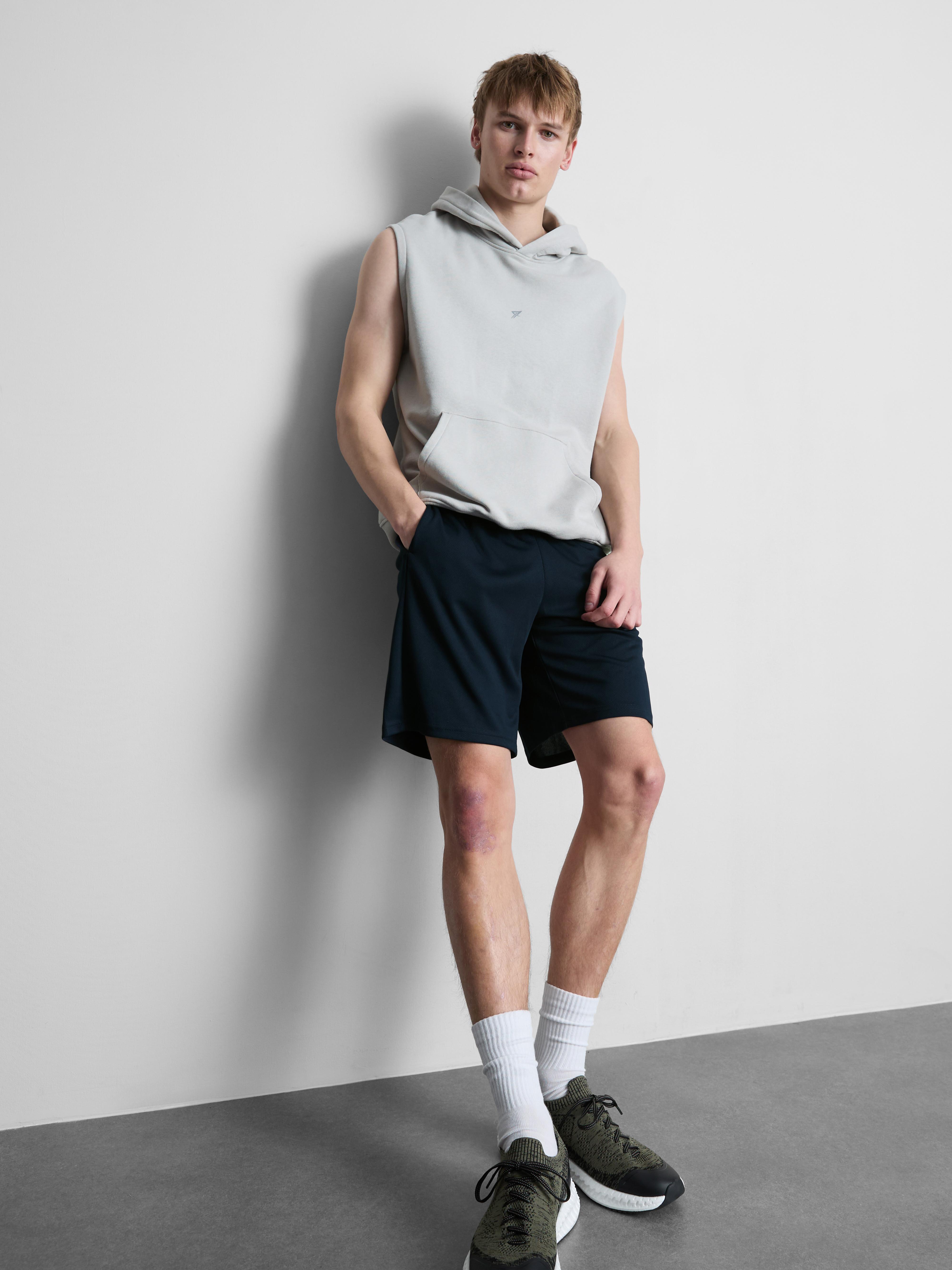 Pantalones cortos deportivos de malla