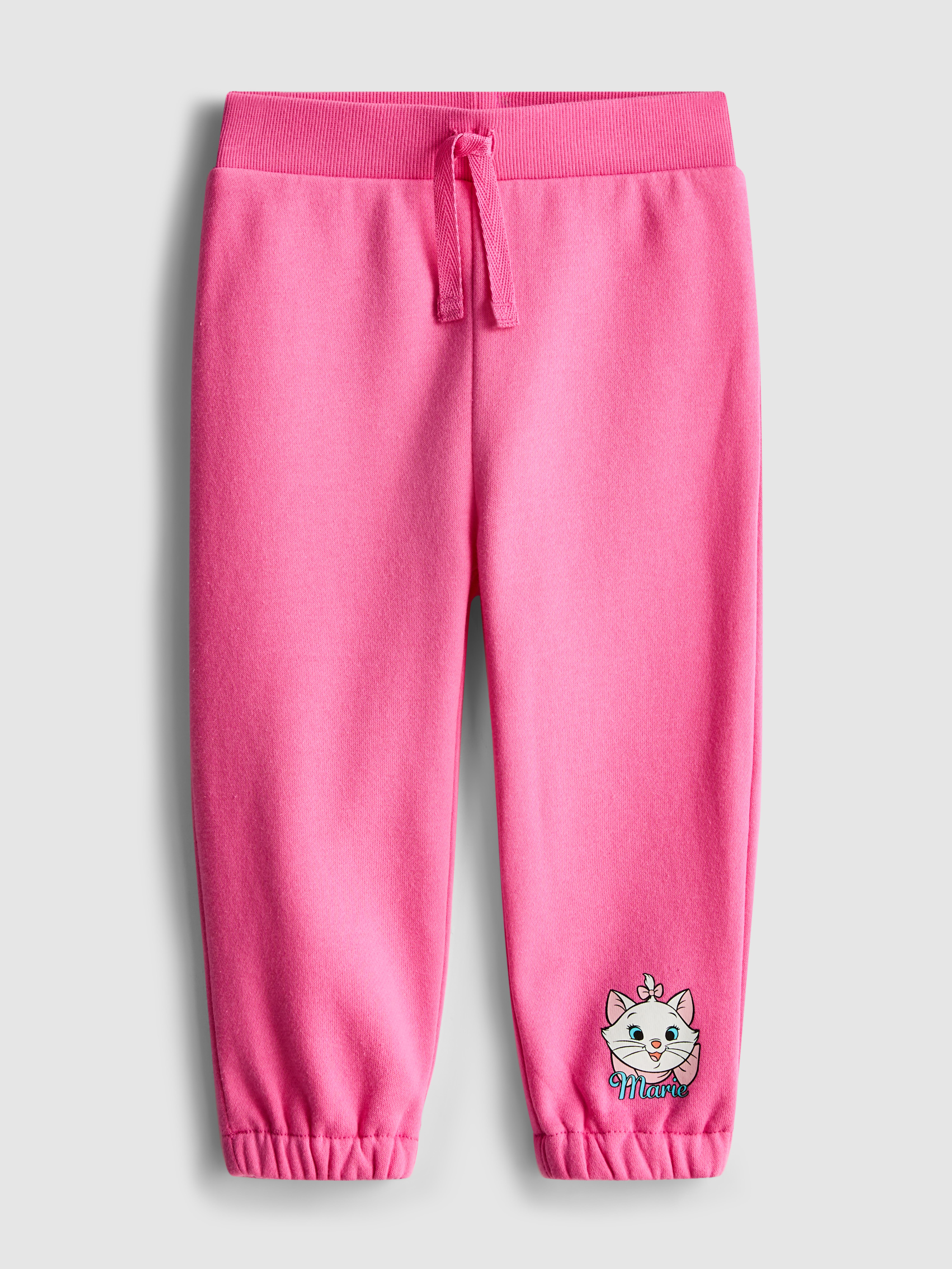Baby Girls Pink 0-36mths | Disney's The Aristocats Marie Cuffed Joggers