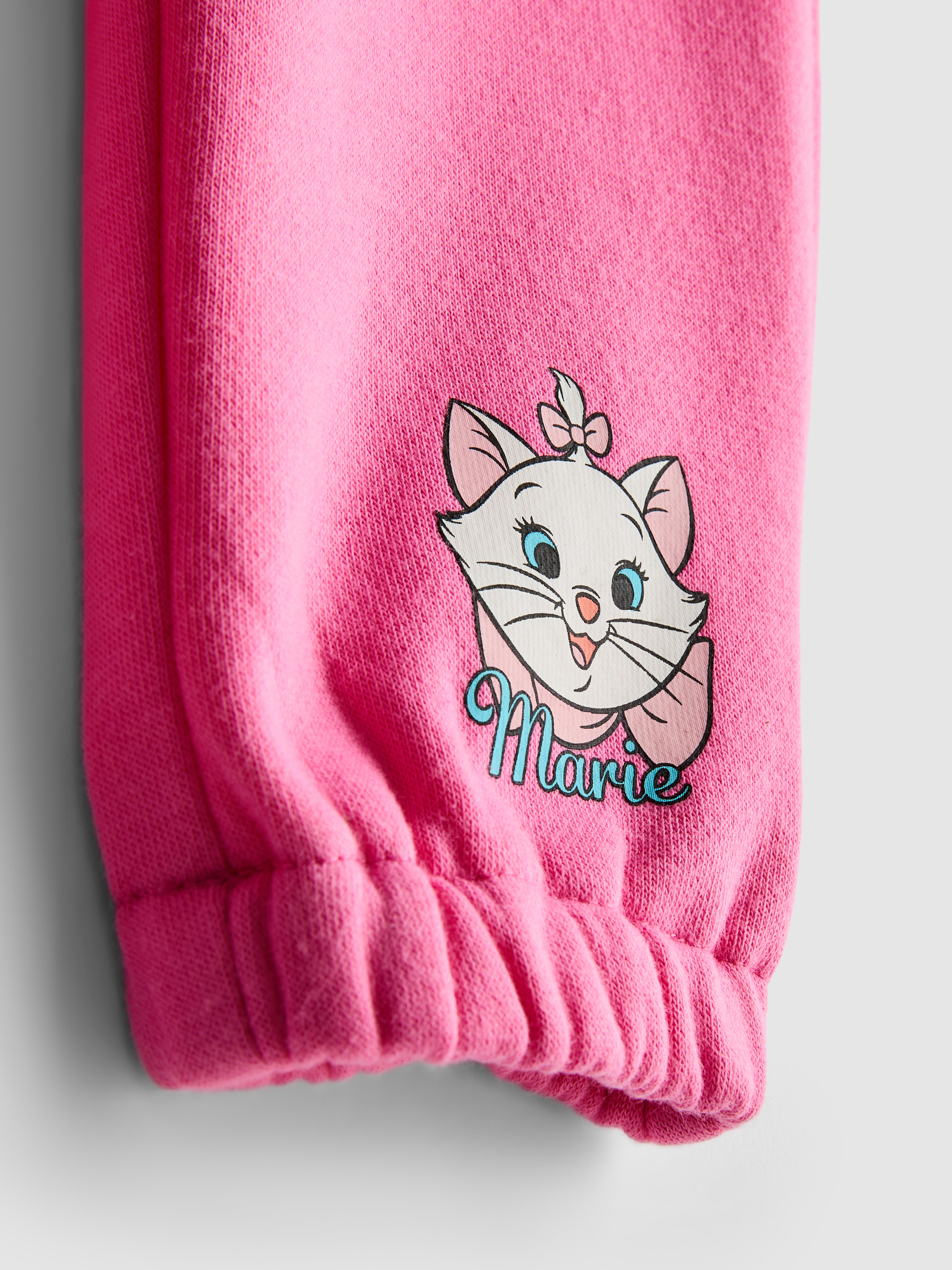 Baby Girls Pink 0-36mths | Disney's The Aristocats Marie Cuffed Joggers