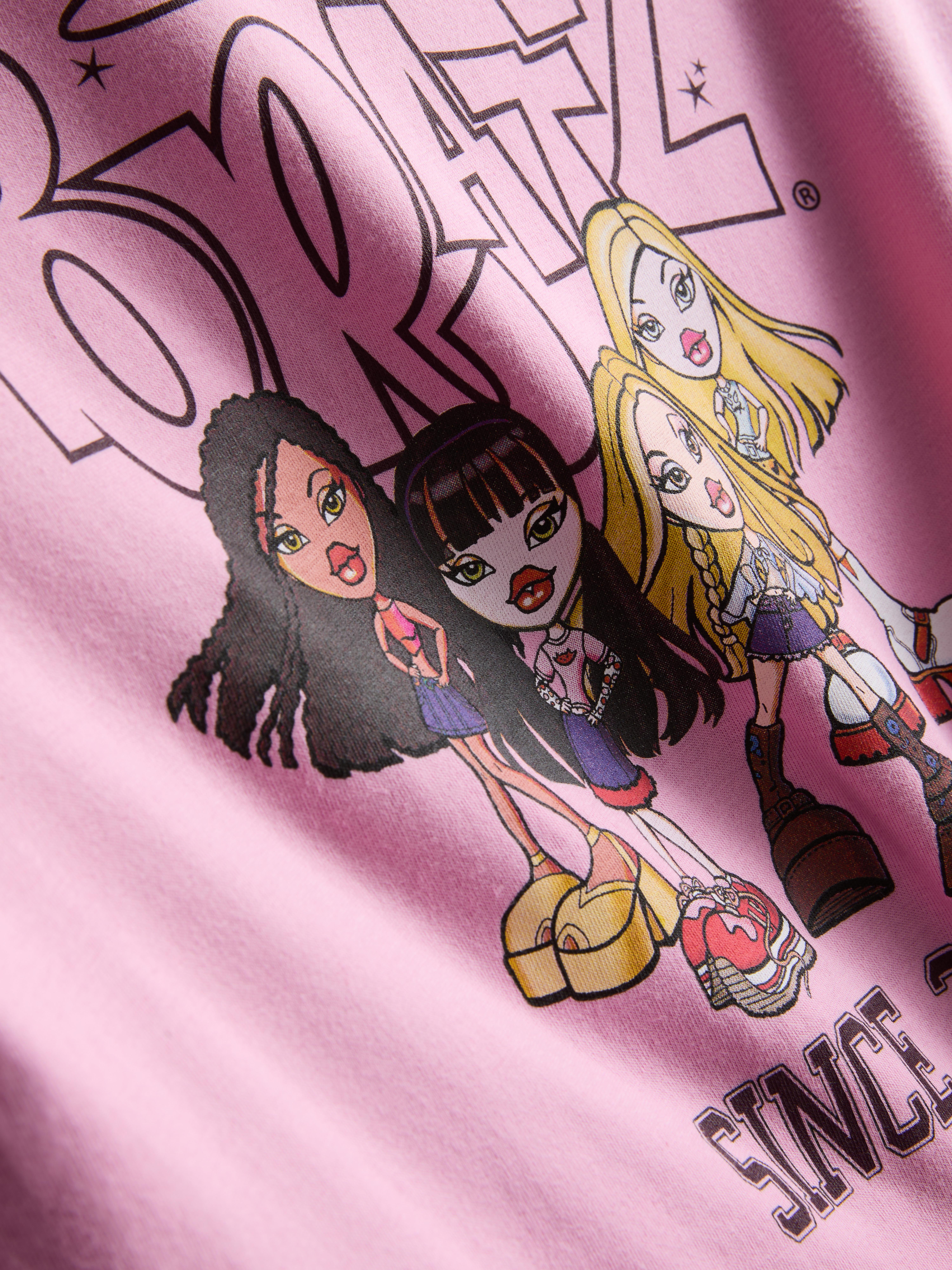 T-shirt court en coton Bratz