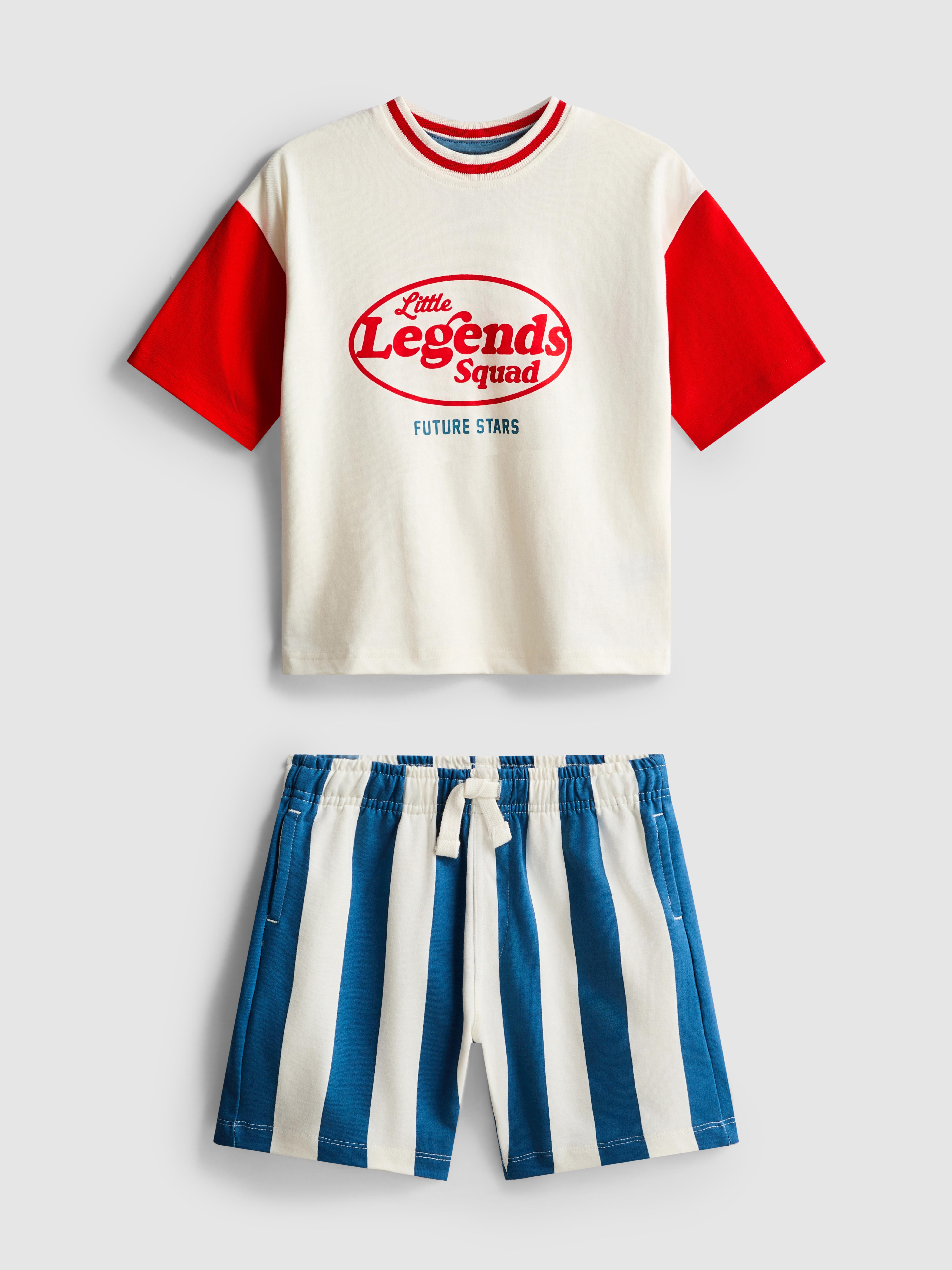 1.5-8yrs | Graphic T-Shirt and Shorts Set