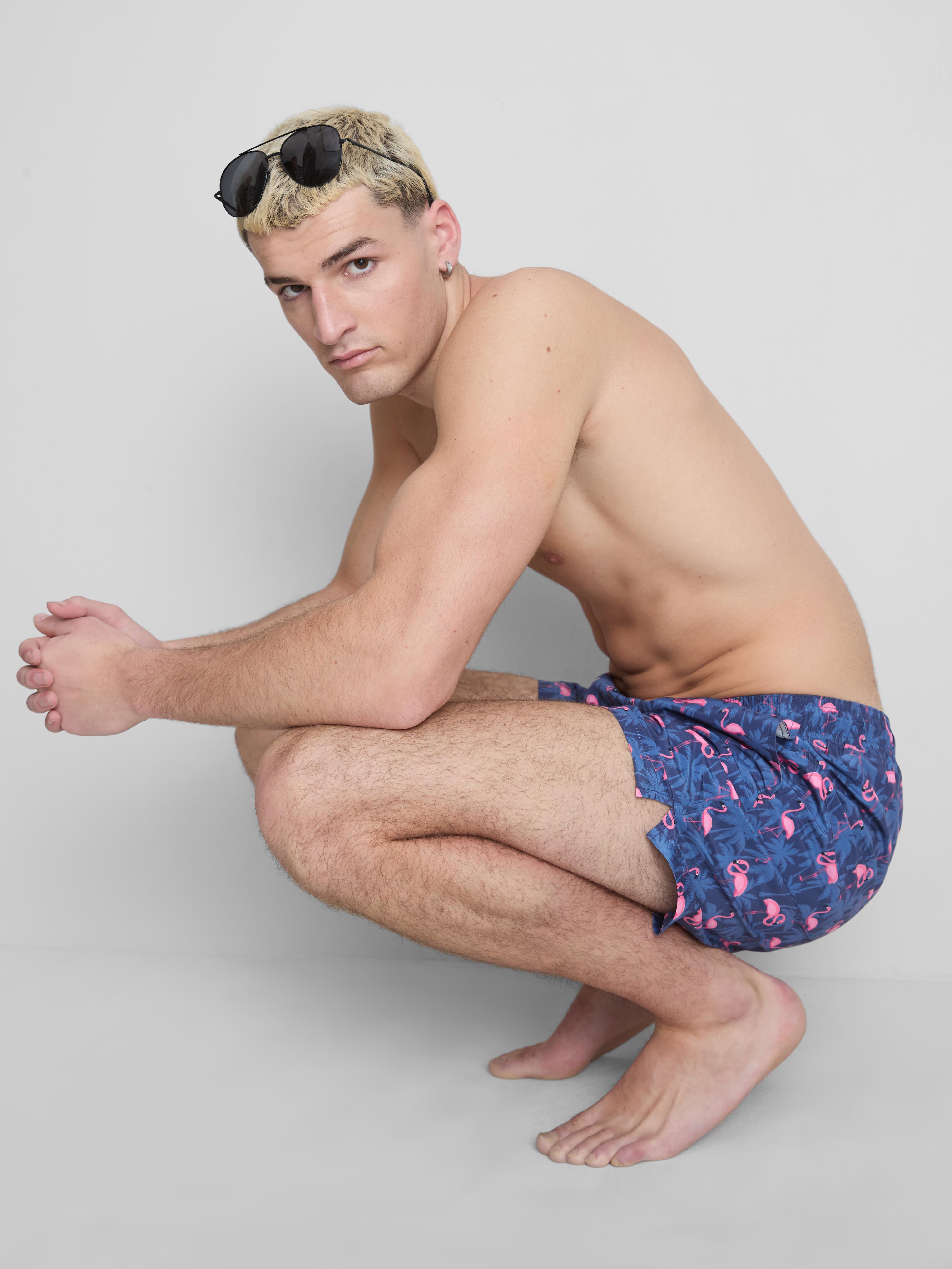 Flamingo Palm Swimming Shorts