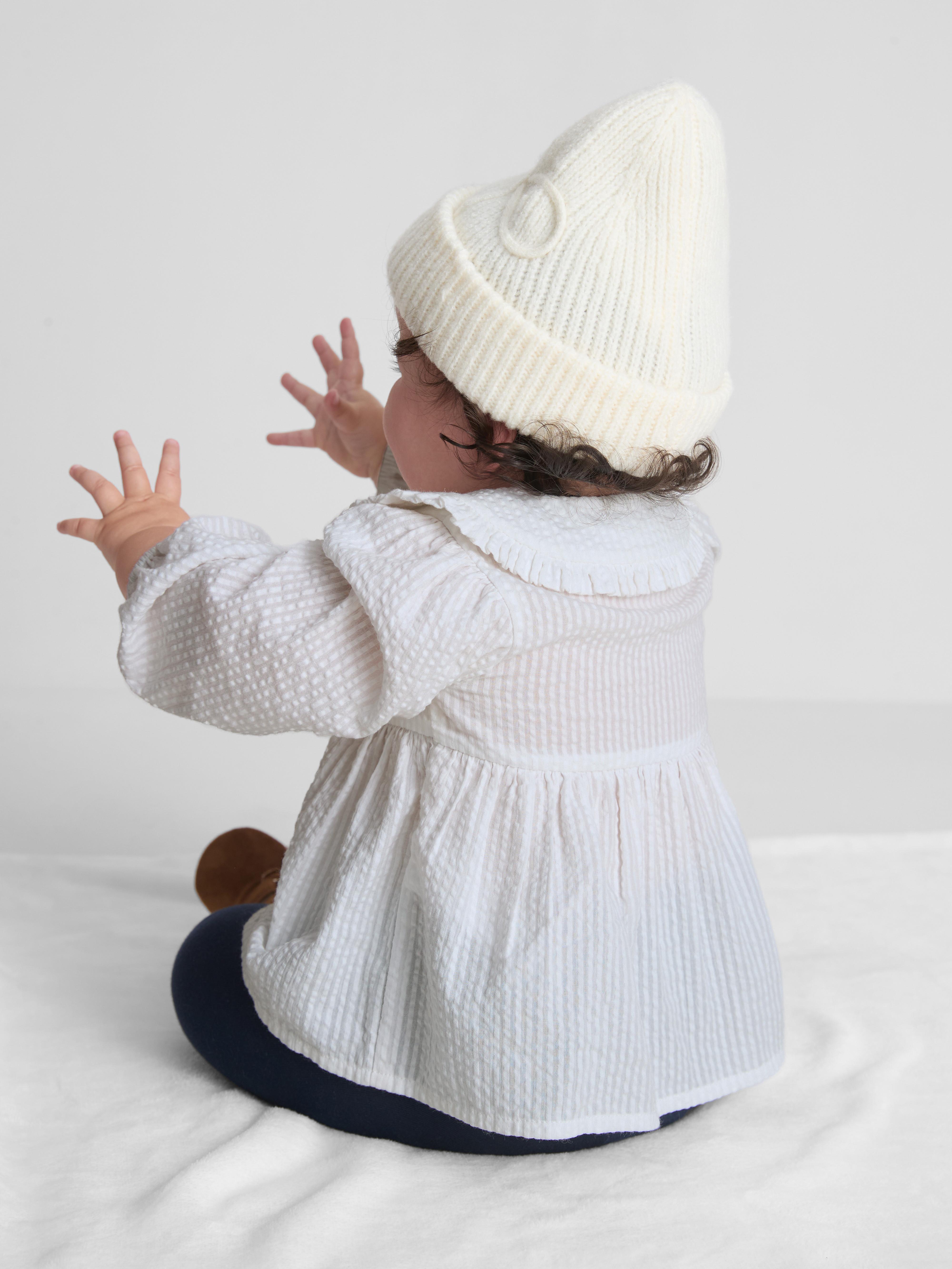 0-36mths | Collared Long-Sleeve Blouse