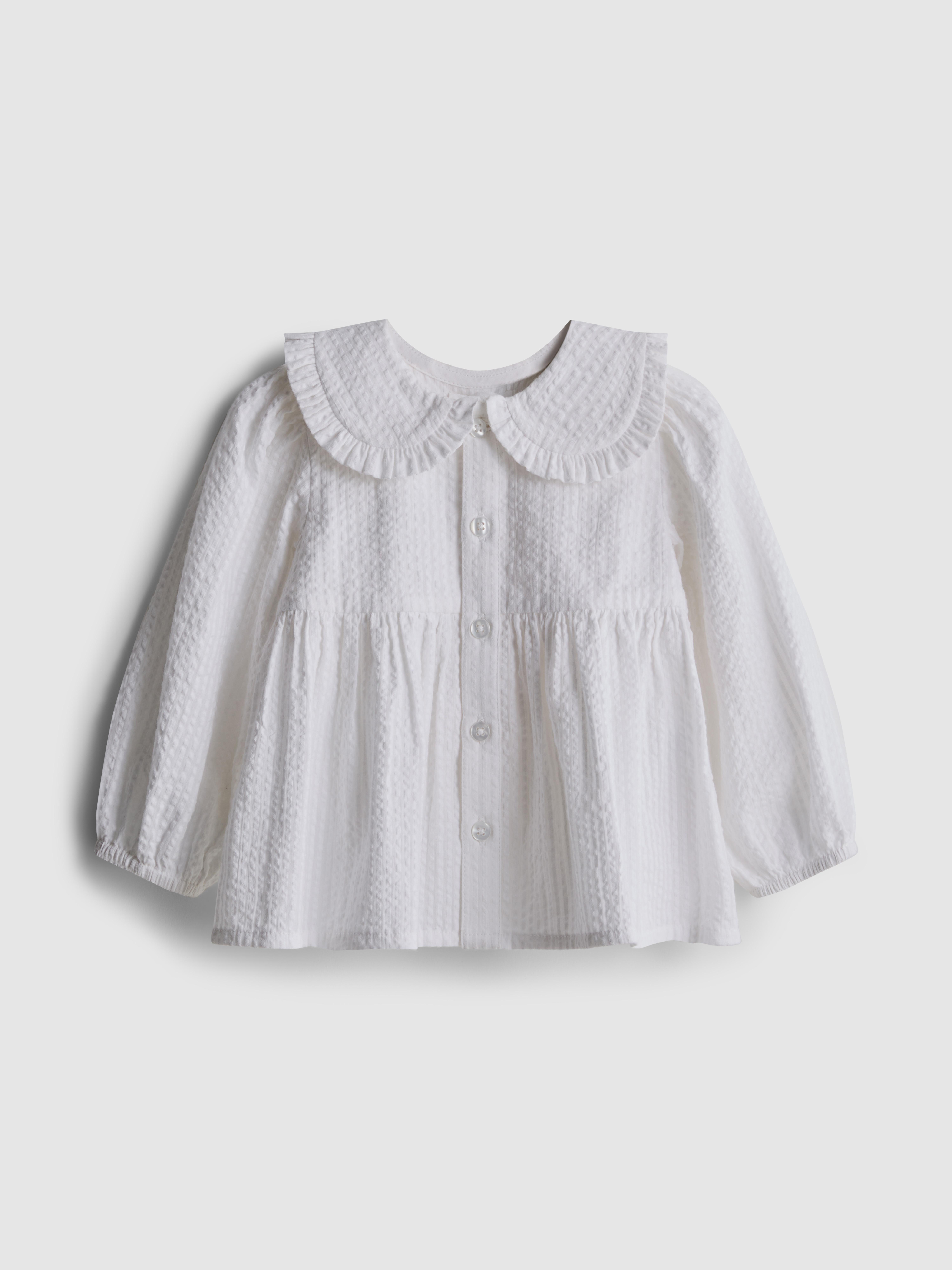 0-36mths | Collared Long Sleeve Blouse