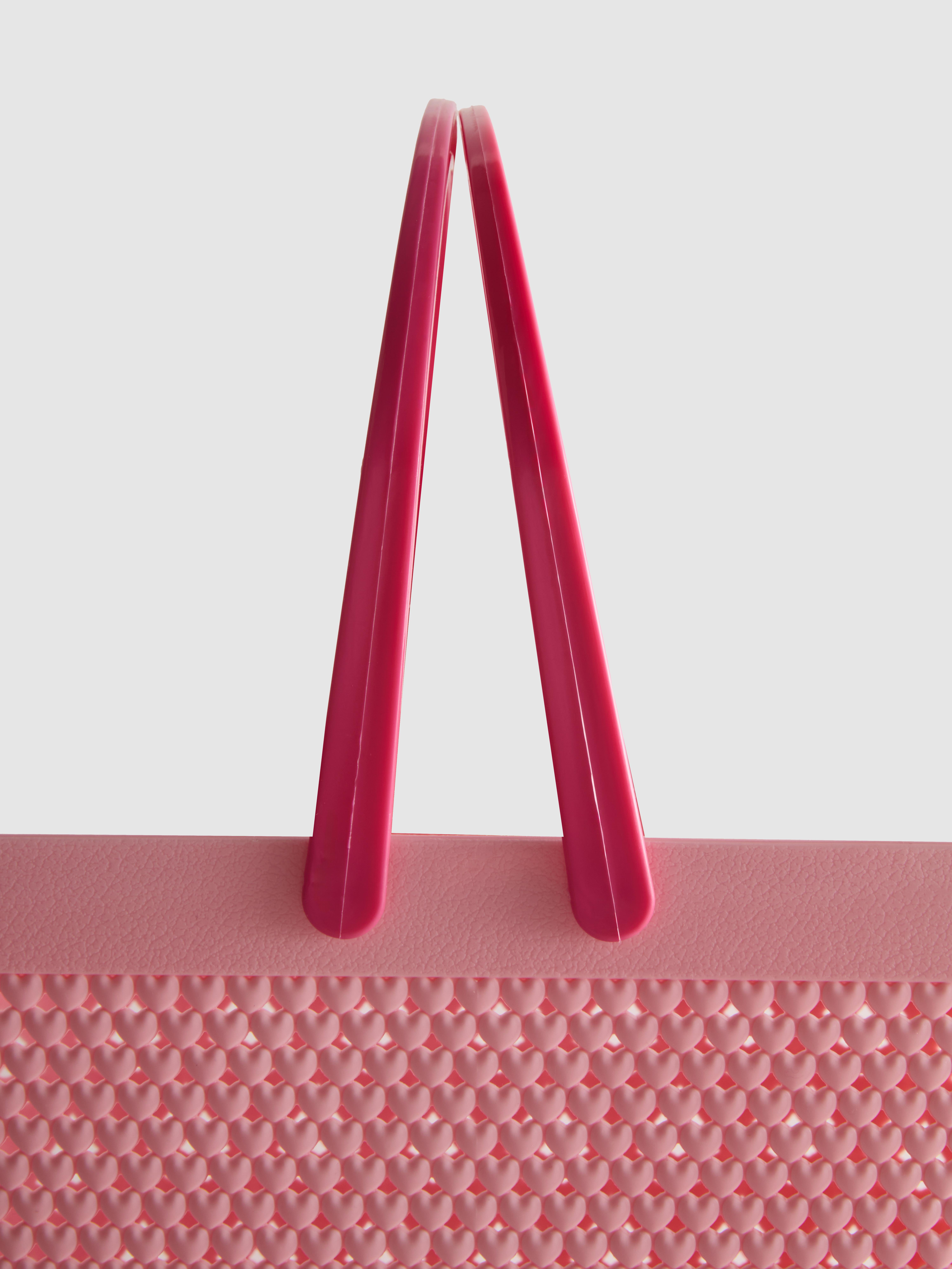 Panier à linge effet hachuré