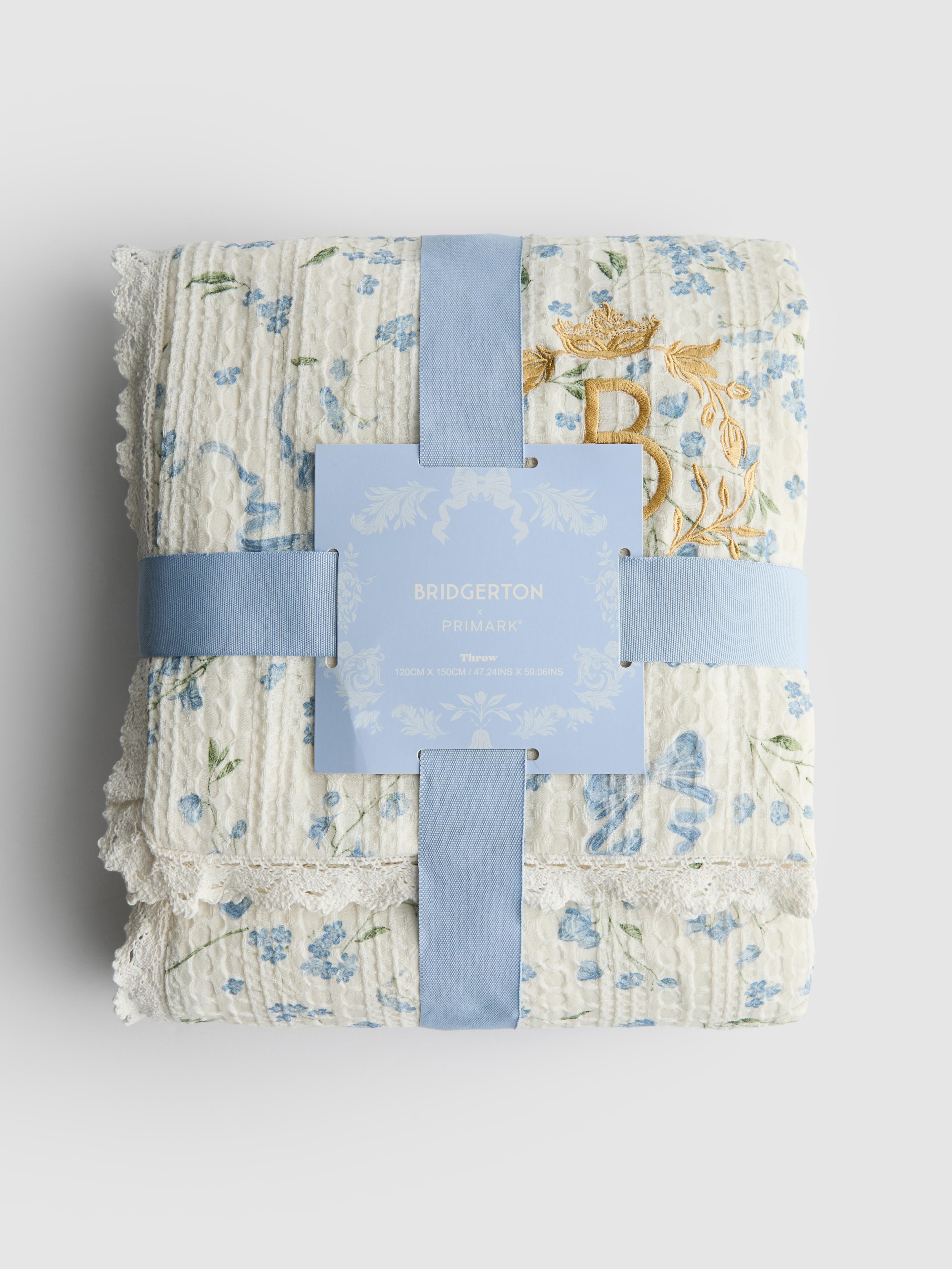 Bridgerton Lace Trim Throw