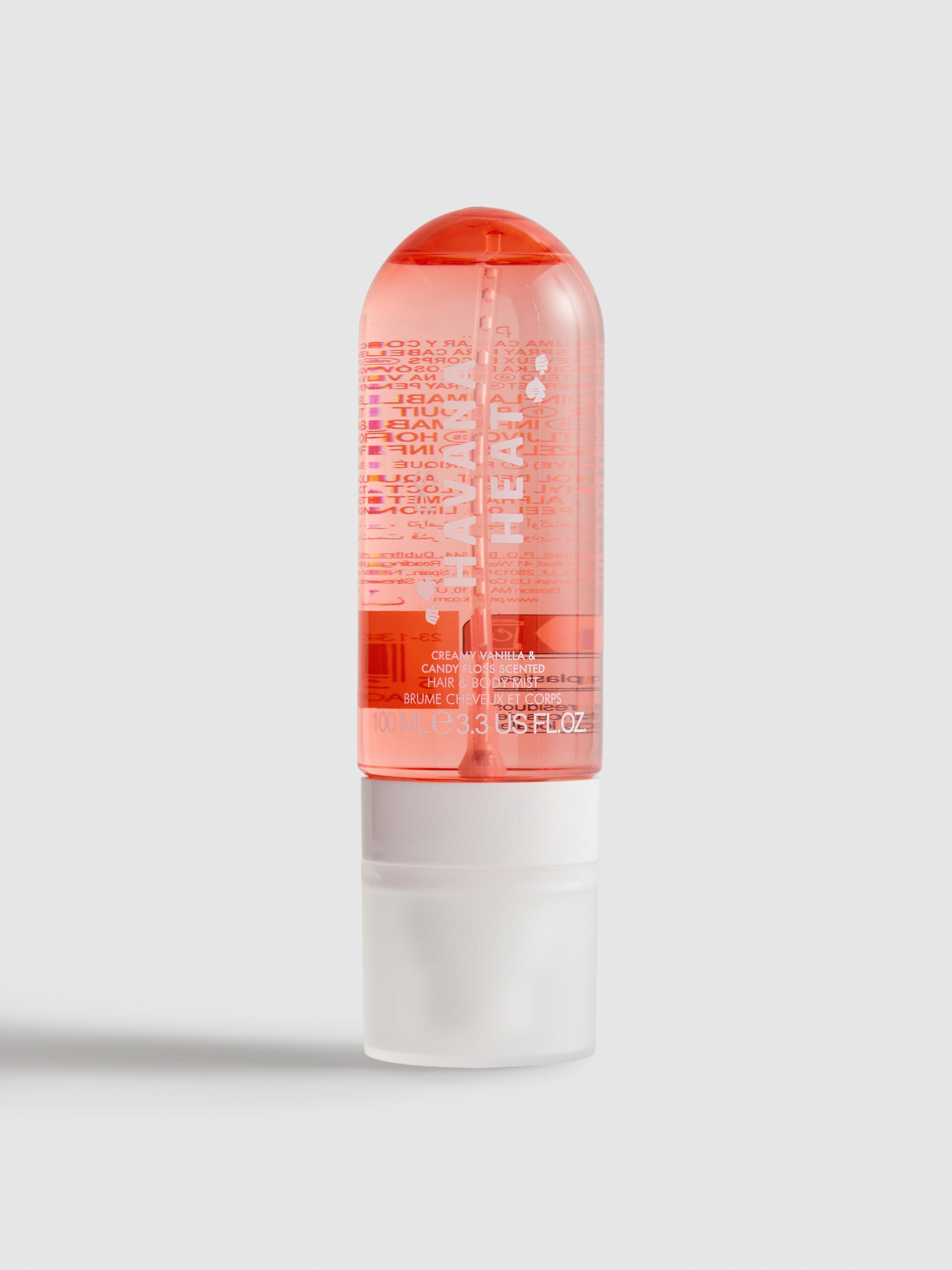 Haar- en lichaamsspray Tropical, 100 ml Perzikroze