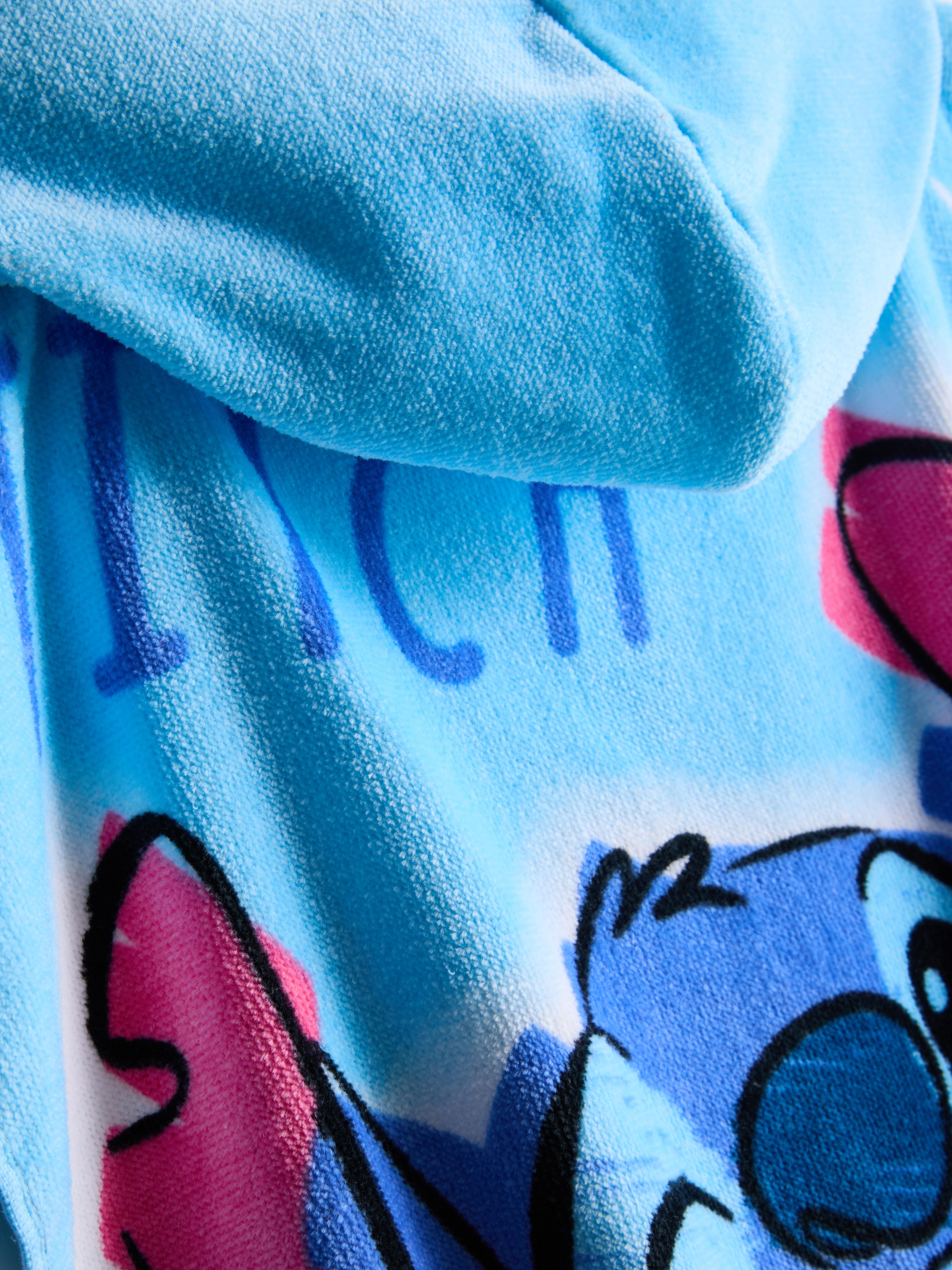 Disney's Stitch Hooded Terry Cloth Poncho