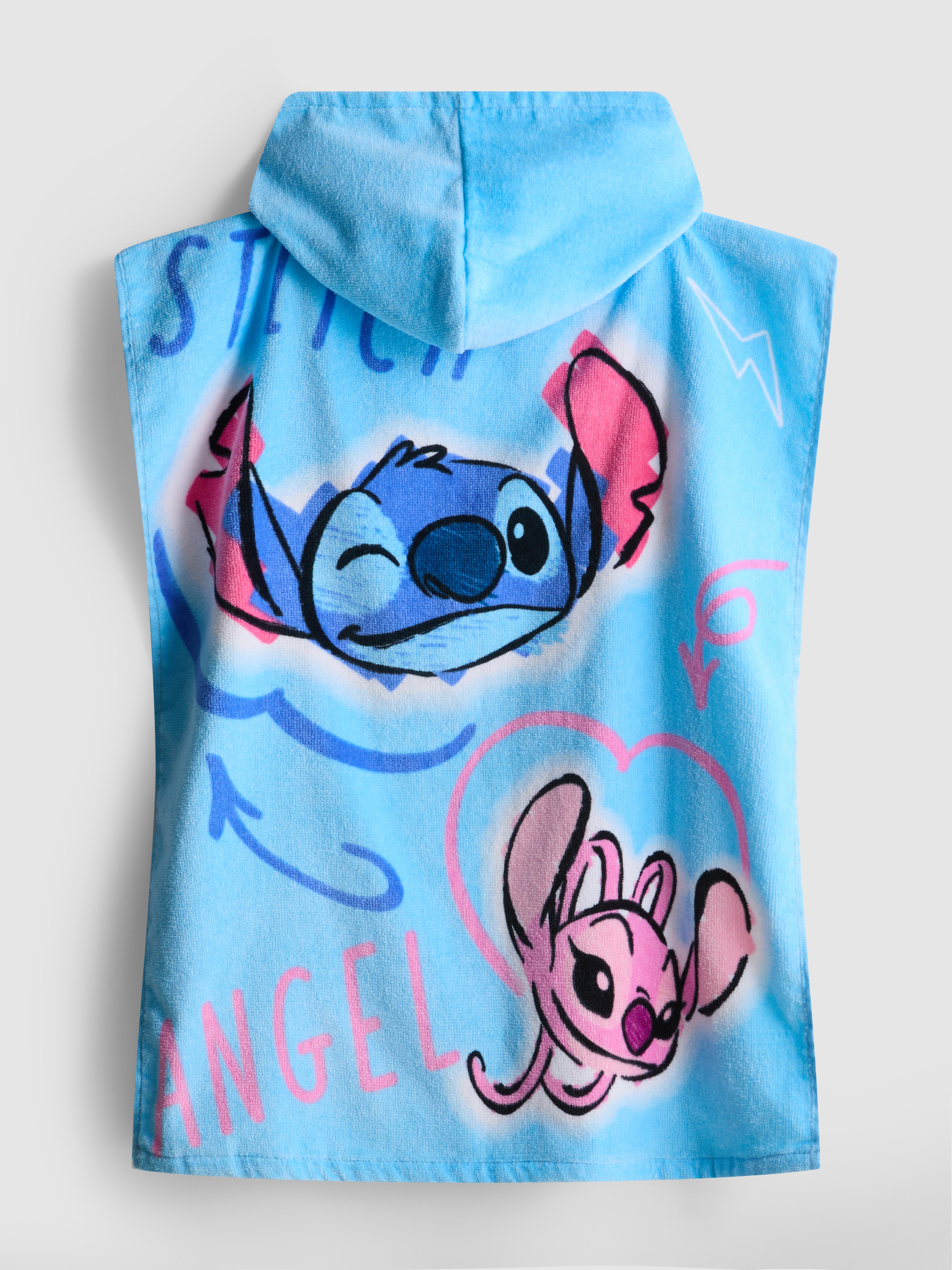 Disney's Stitch Hooded Terry Cloth Poncho