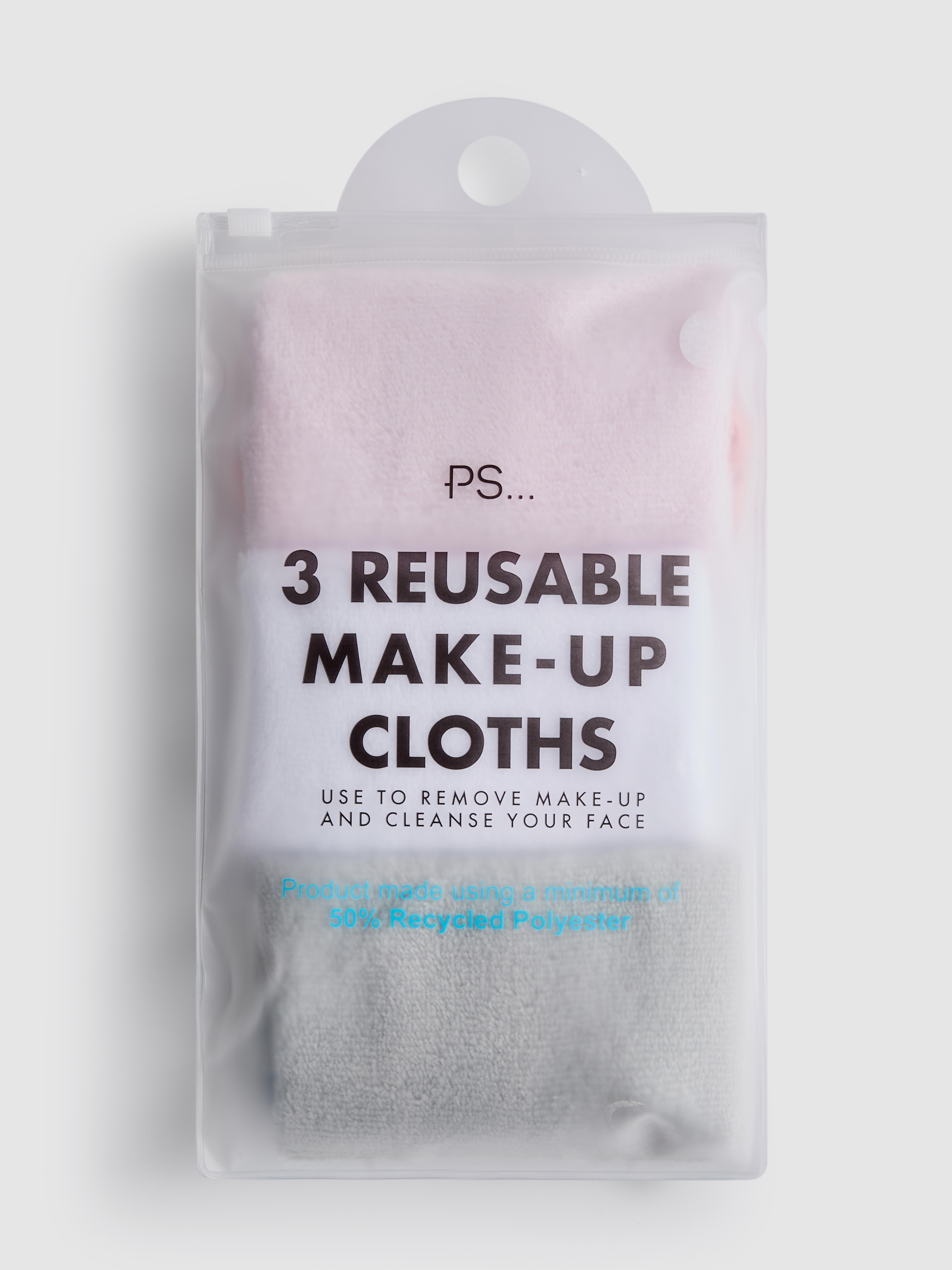 3pk PS... Reusable Makeup Remover Cloths