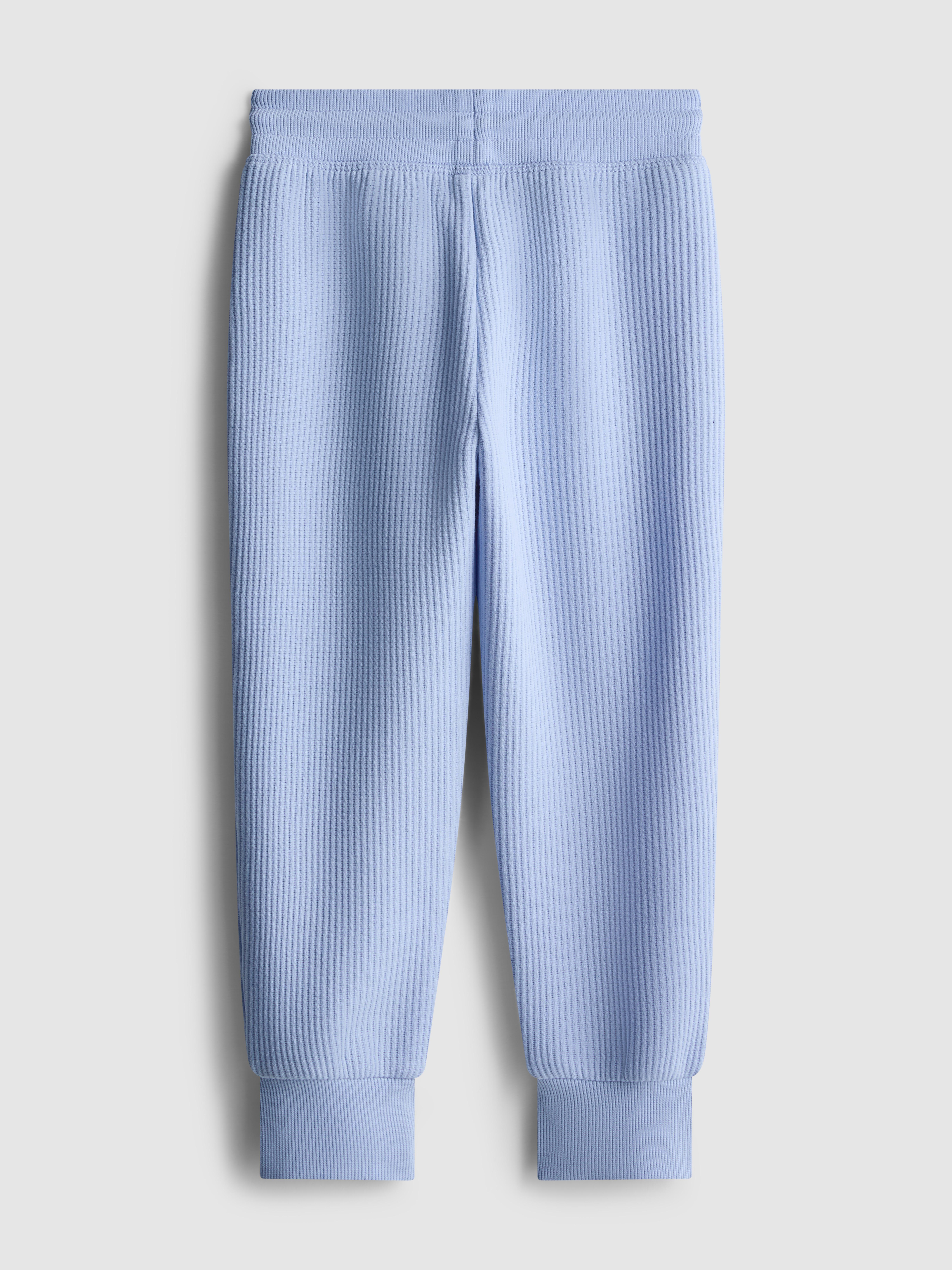 Girls Blue 1.5-8yrs | Textured Cuffed Joggers