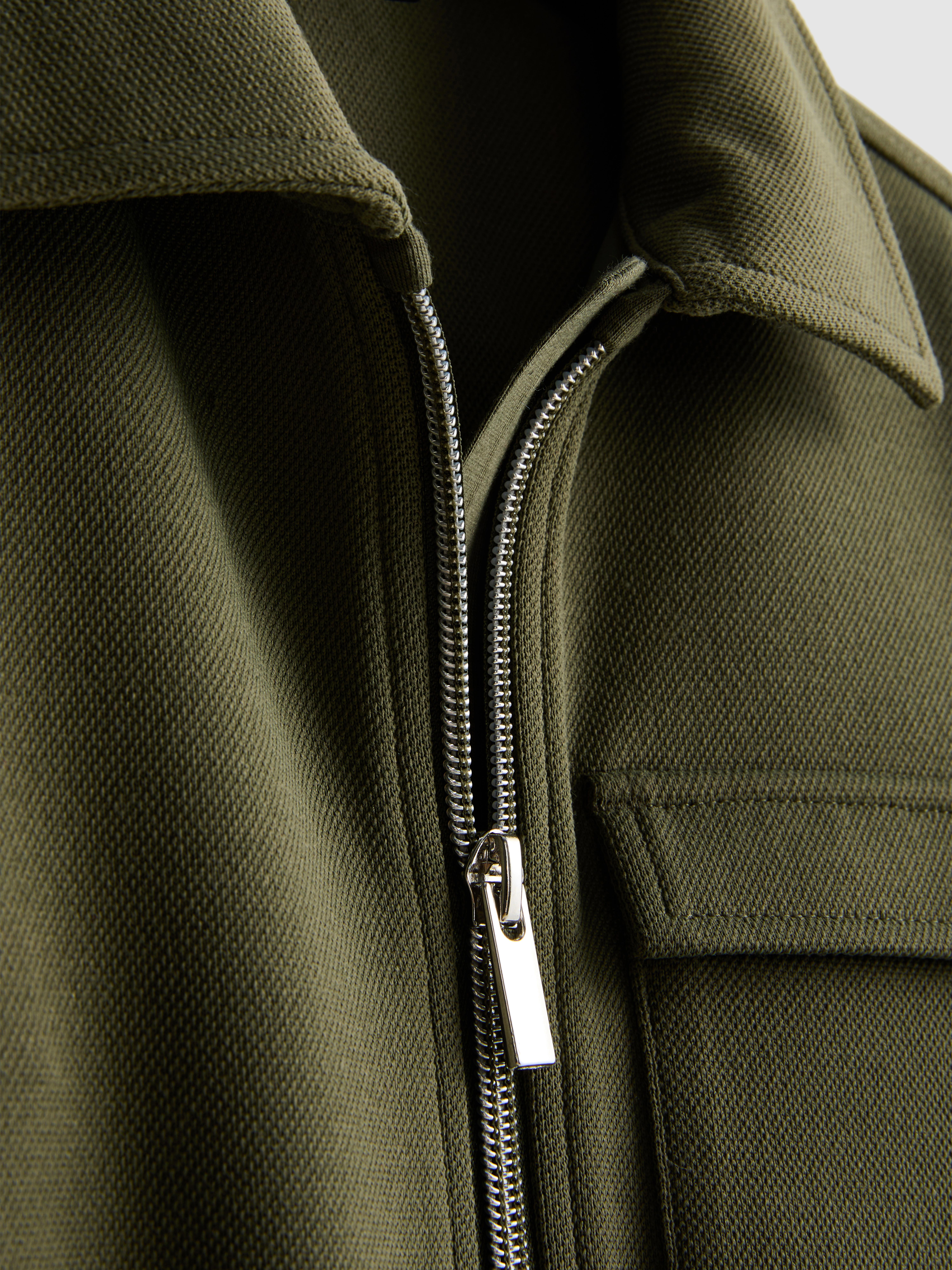 Boys Olive 1.5-8yrs | Zip-Up Jacket and Joggers Set