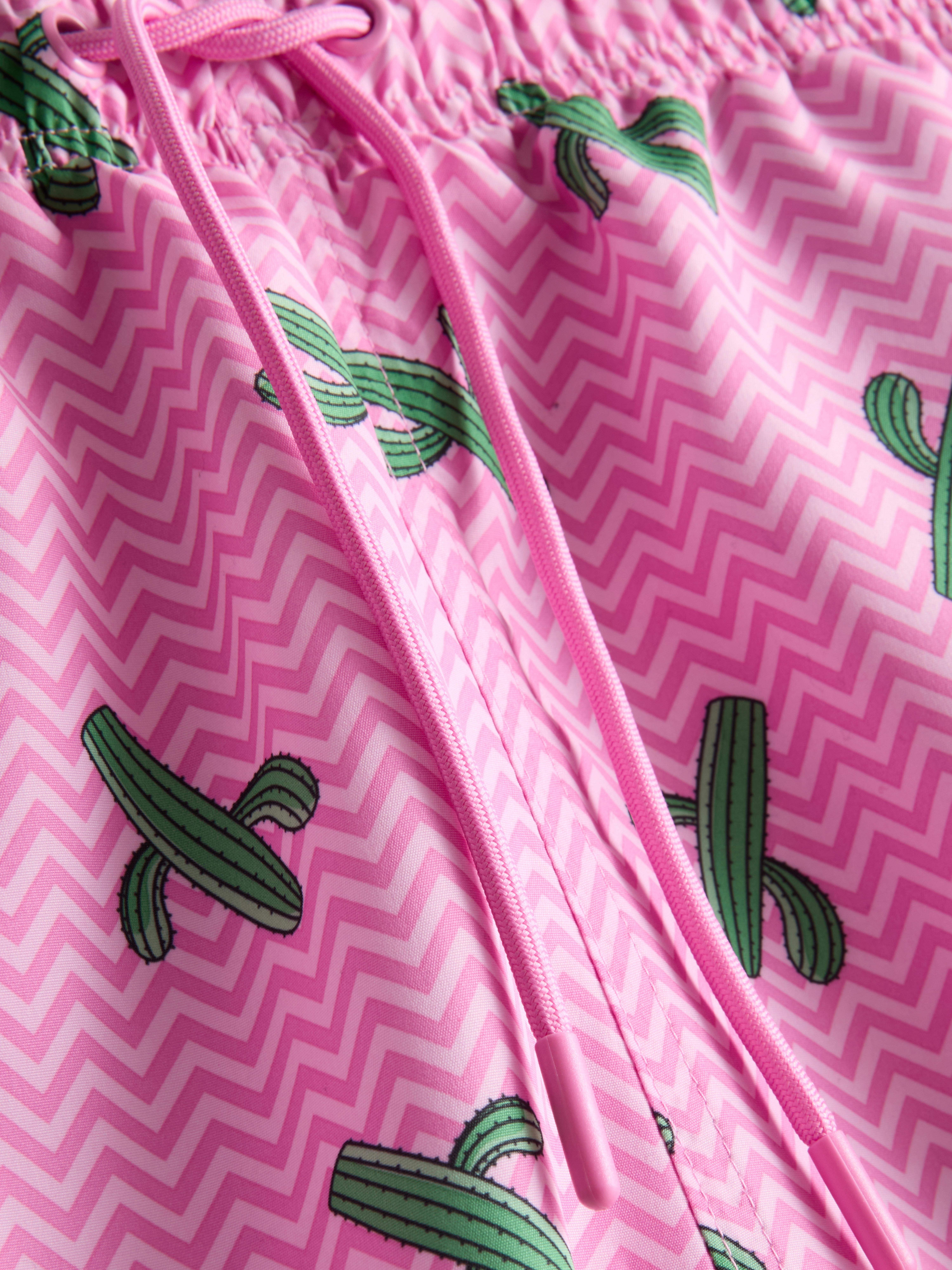 Zig-Zag Cactus Swimming Shorts