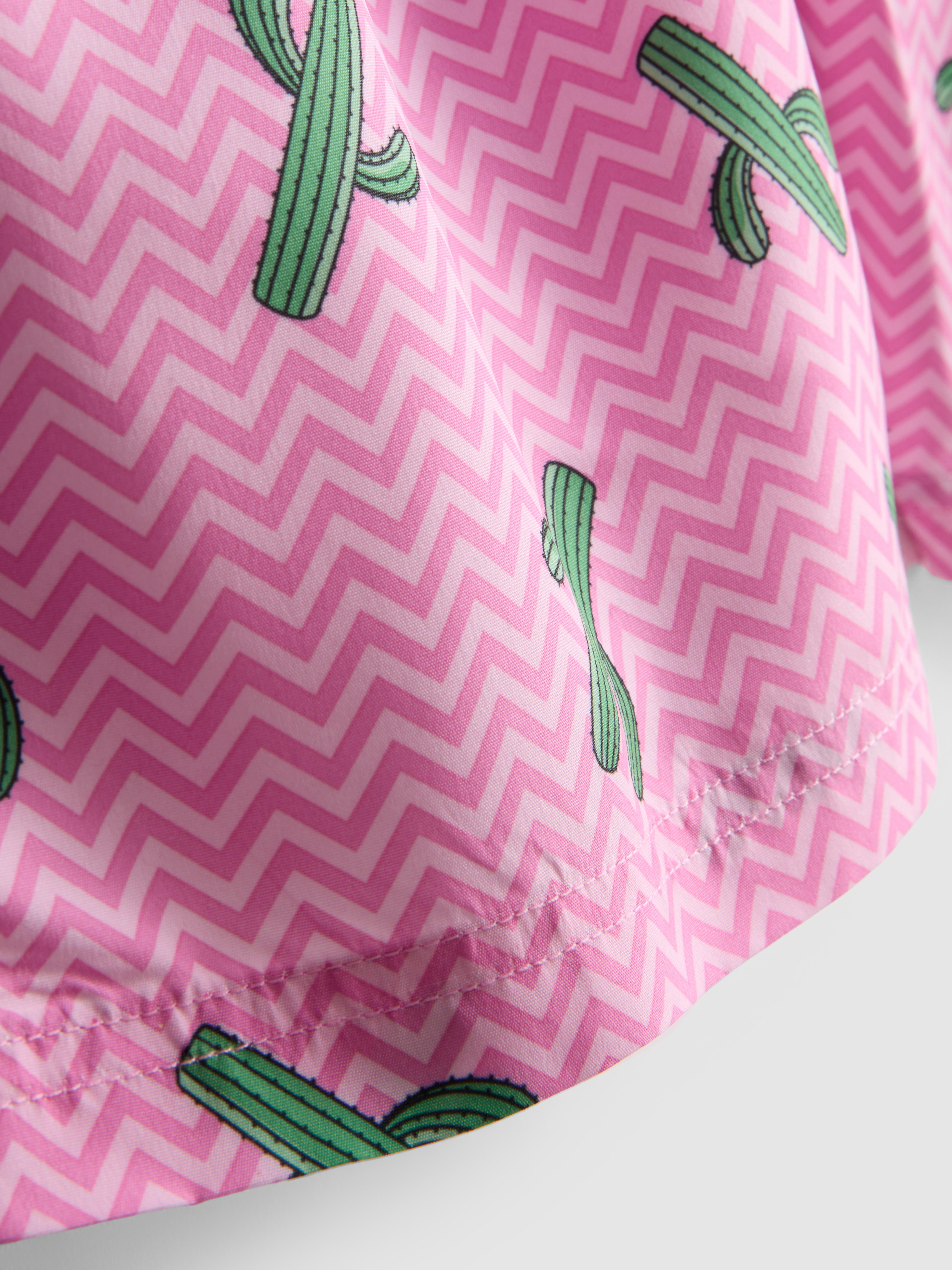 Zig-Zag Cactus Swimming Shorts