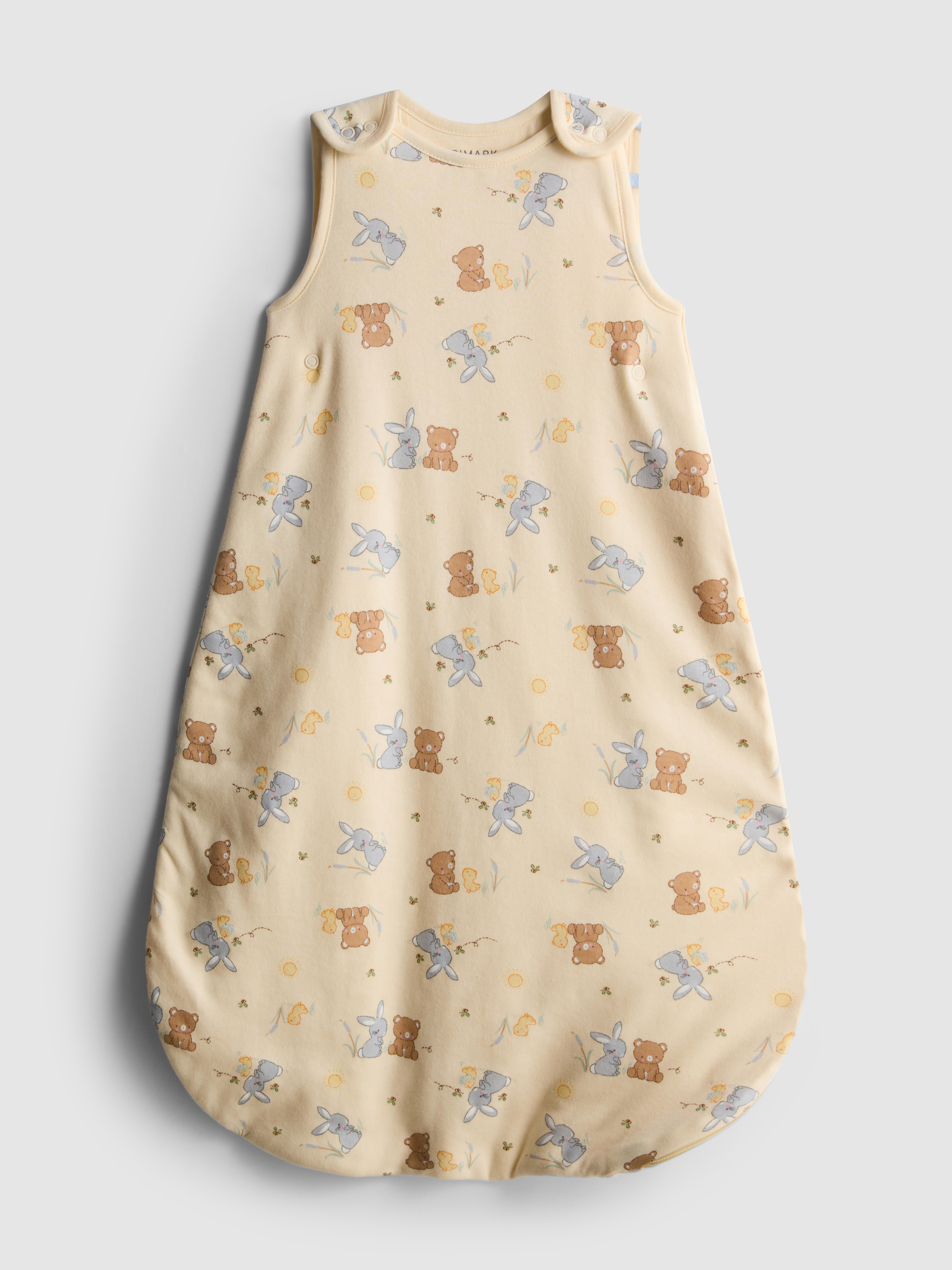 Baby Boys;Girls;Unisex Yellow 0-18mths | Printed Newborn Pajama Set