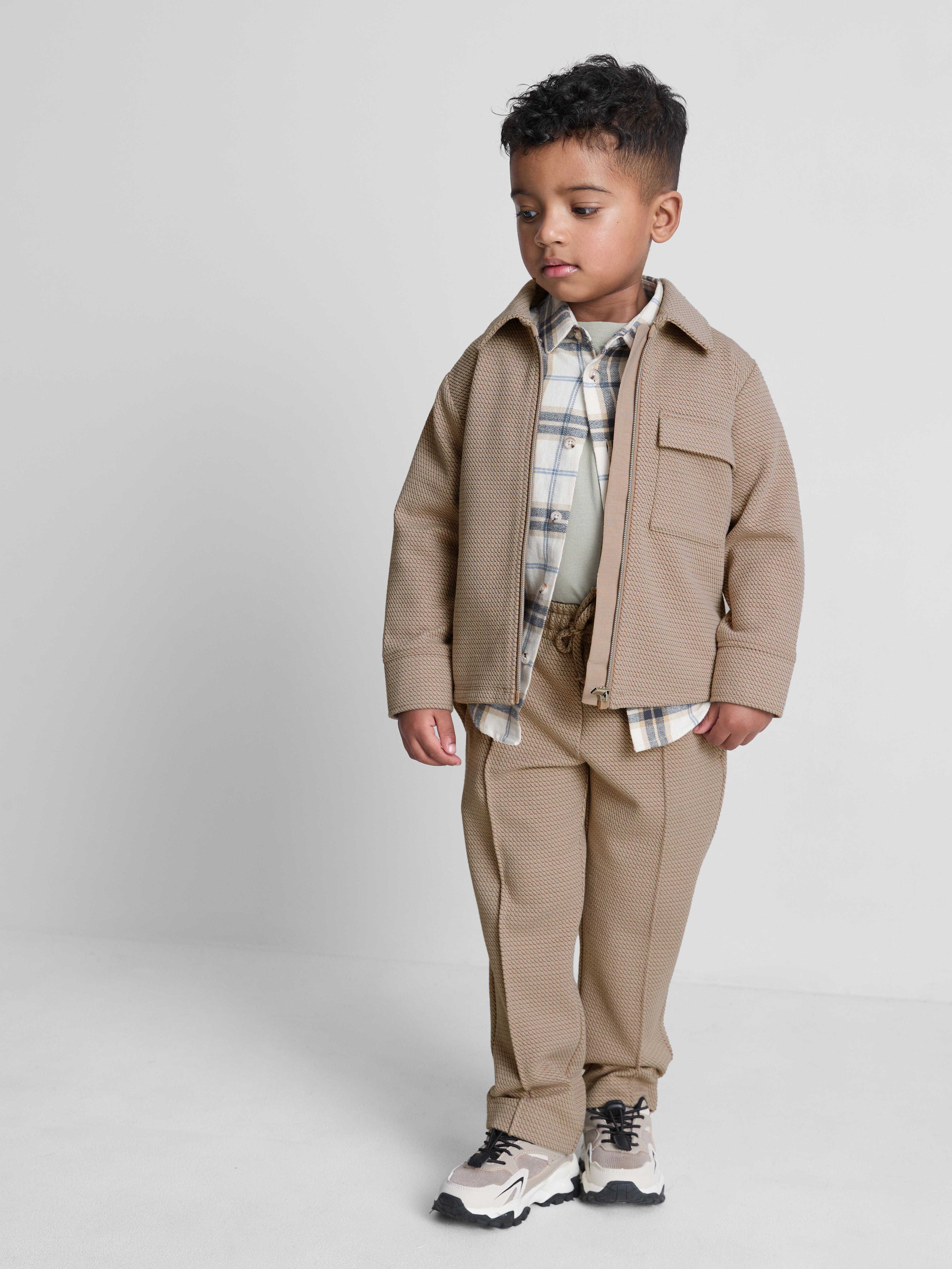 1.5-8yrs | Jacquard Zip-Up Jacket and Joggers Set