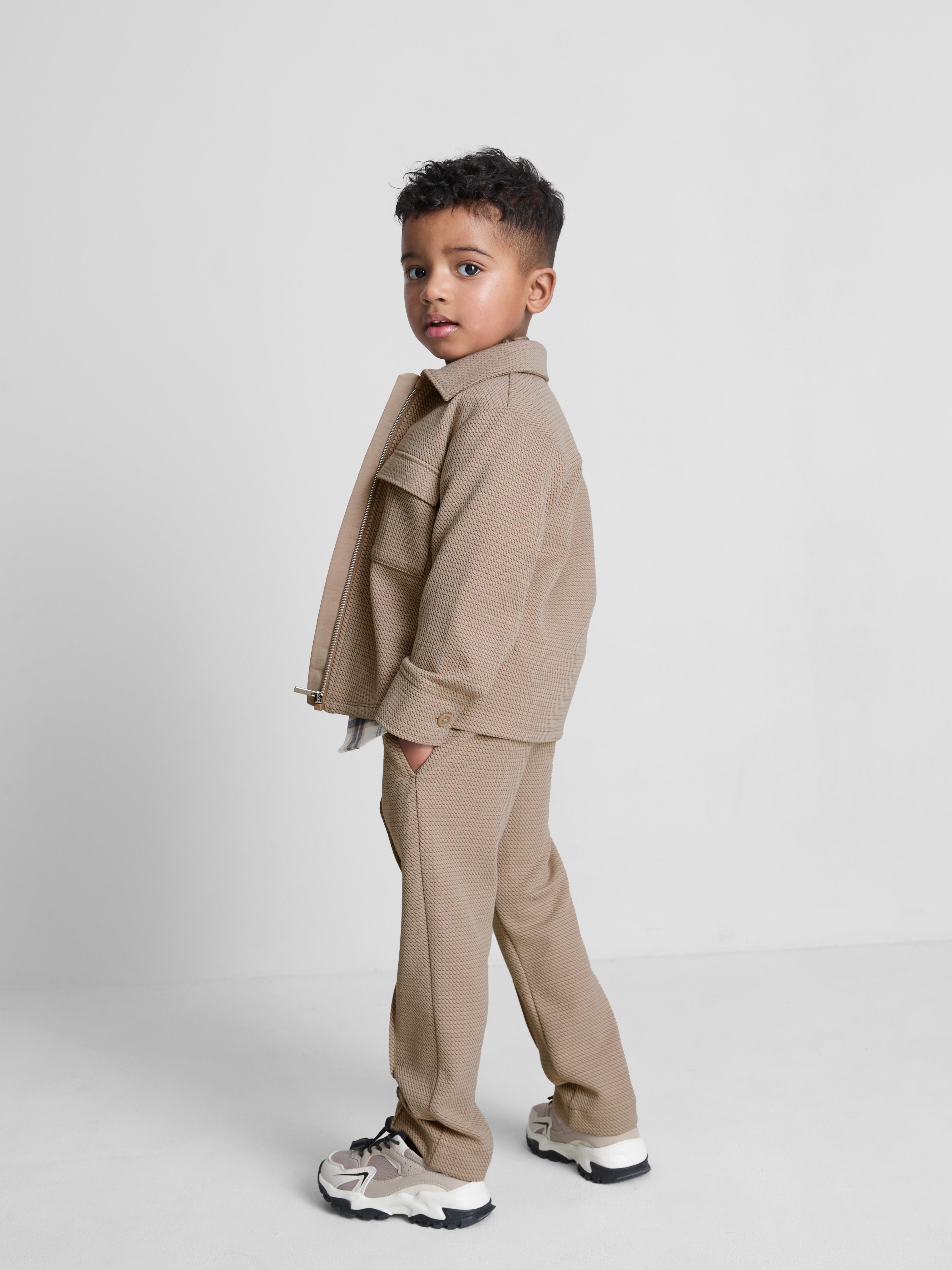 1.5-8yrs | Jacquard Zip-Up Jacket and Joggers Set
