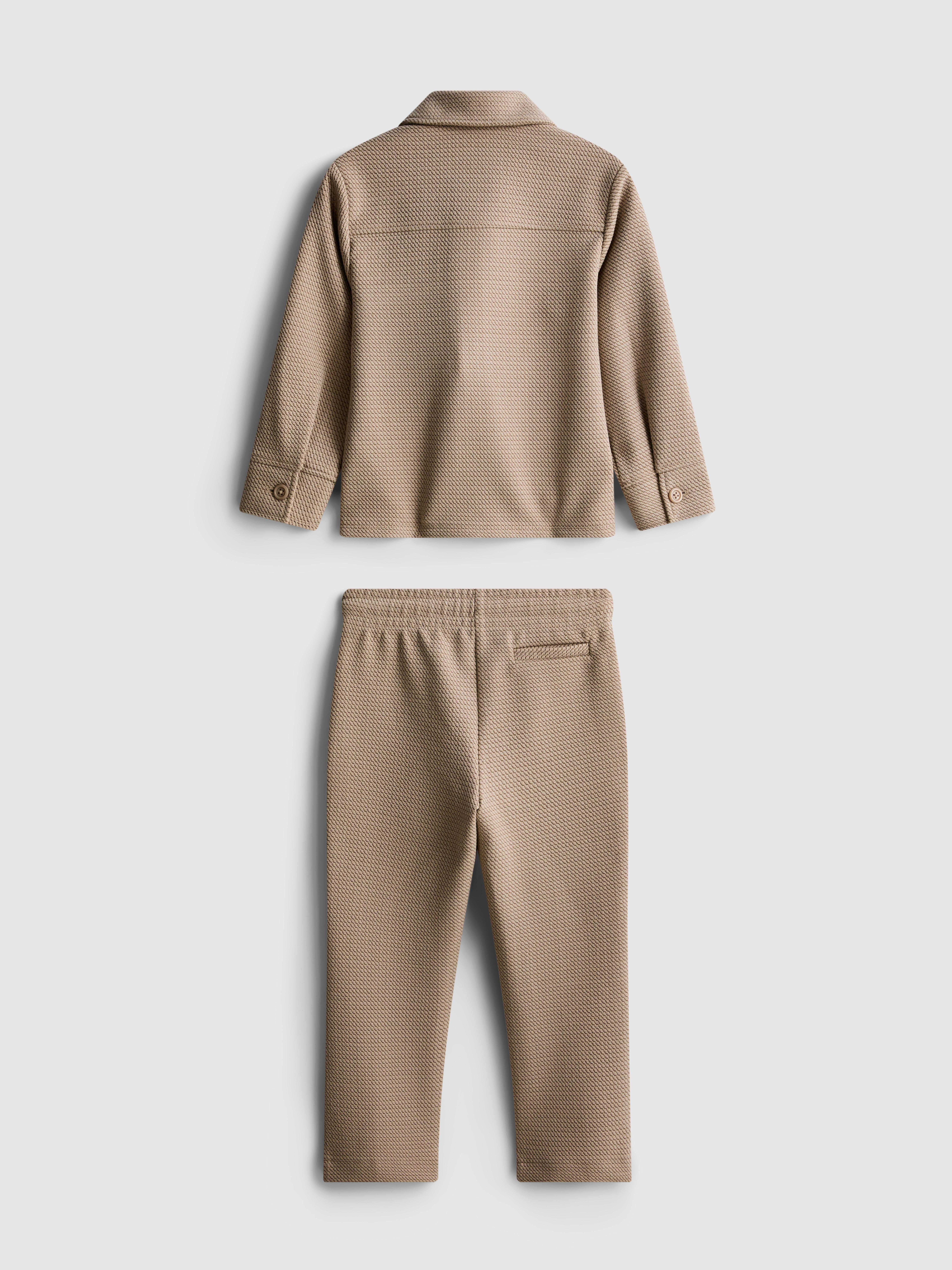 1.5-8yrs | Jacquard Zip-Up Jacket and Joggers Set