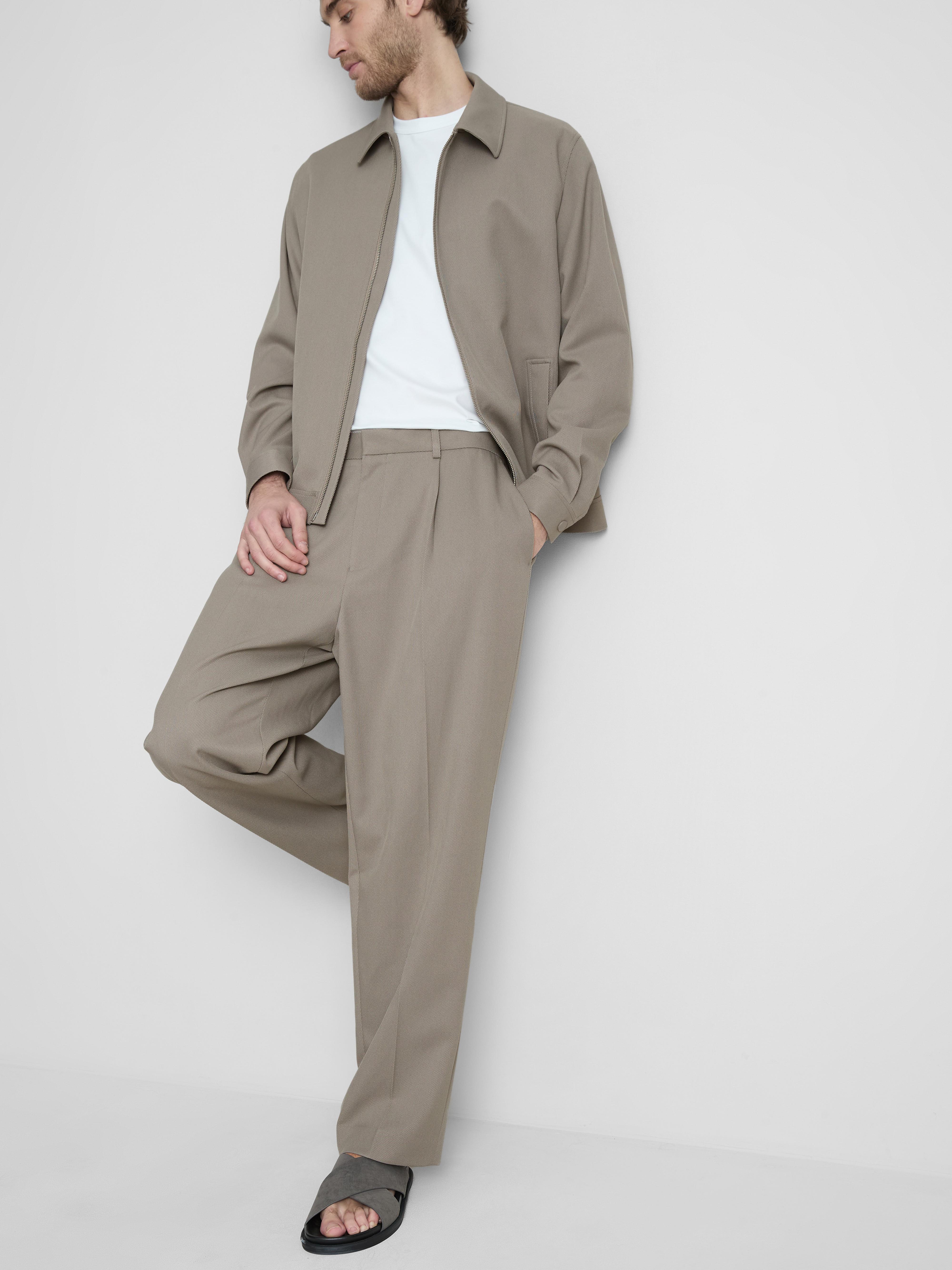 Men's Light Brown The Edit Twill Pants