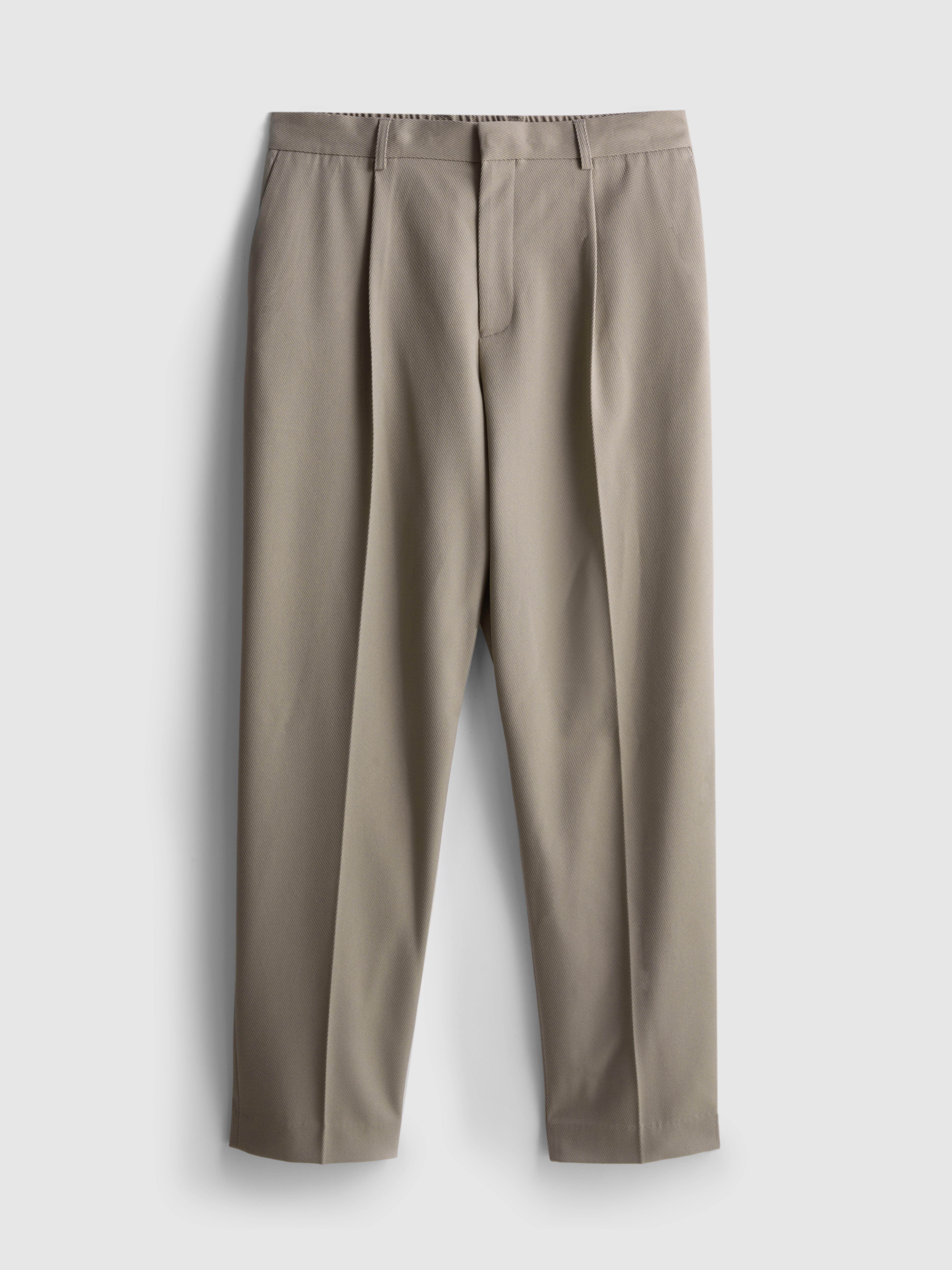 Men's Light Brown The Edit Twill Pants