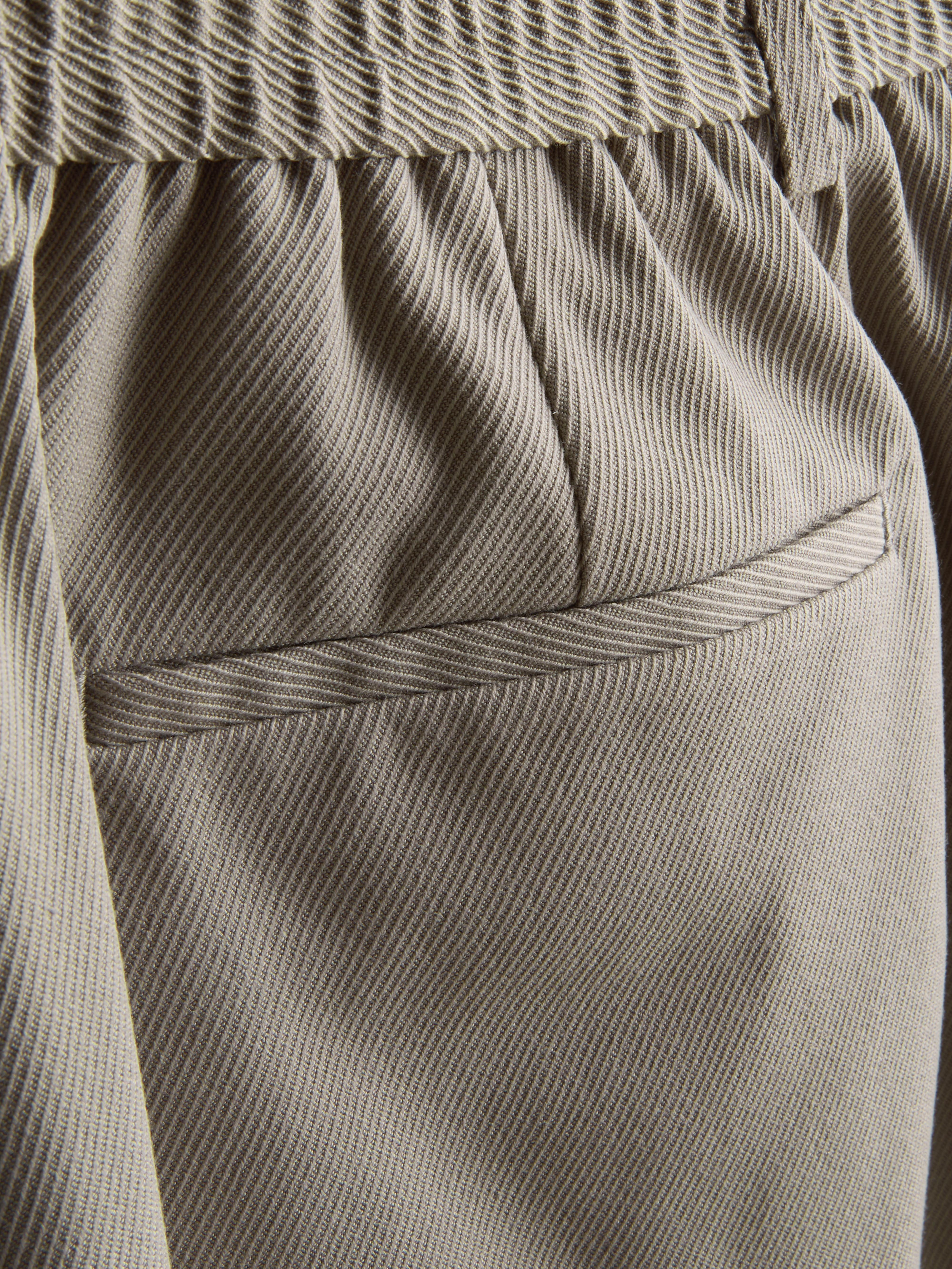 Men's Light Brown The Edit Twill Pants