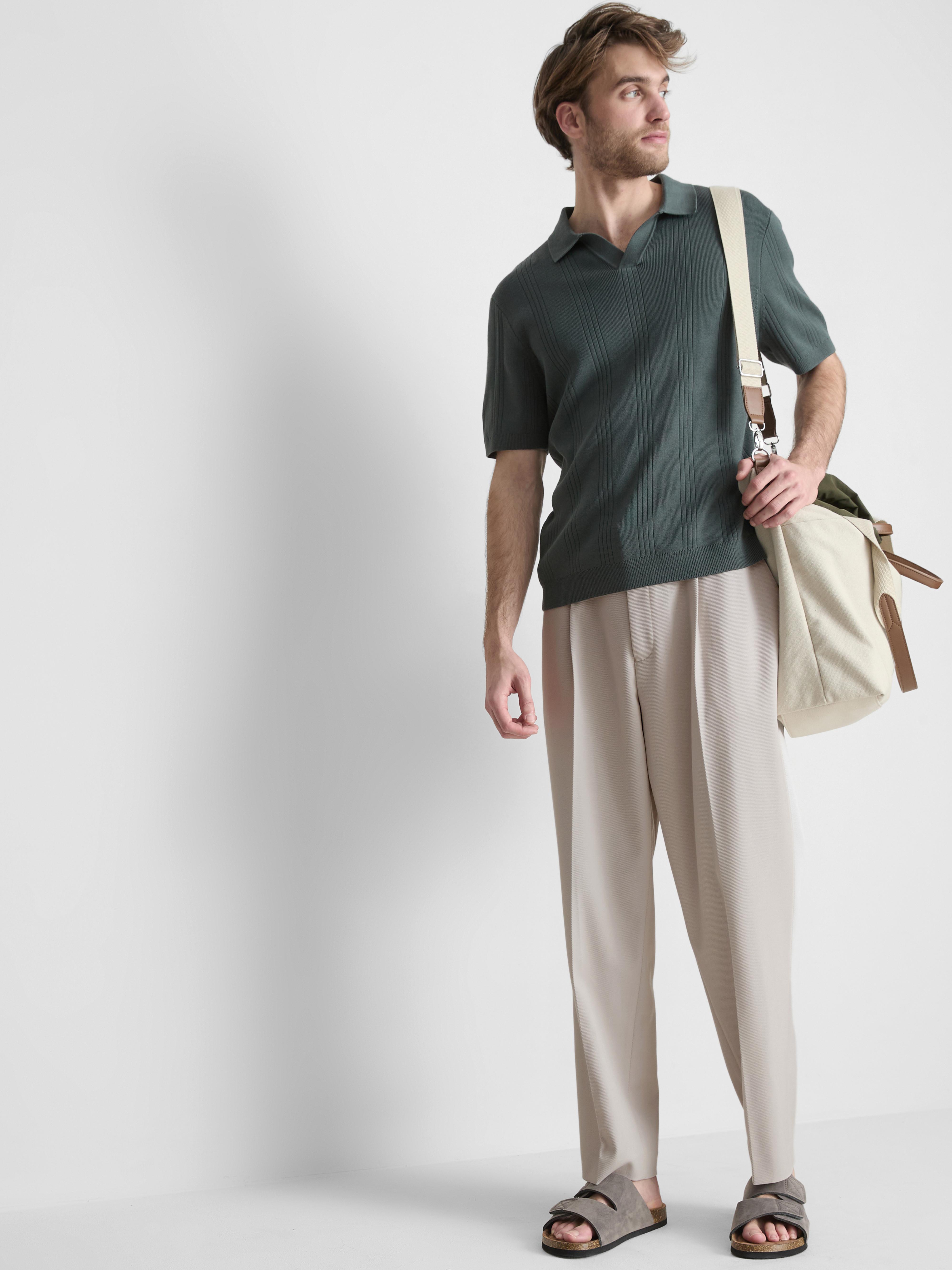 Men's Light Gray The Edit Twill Pants