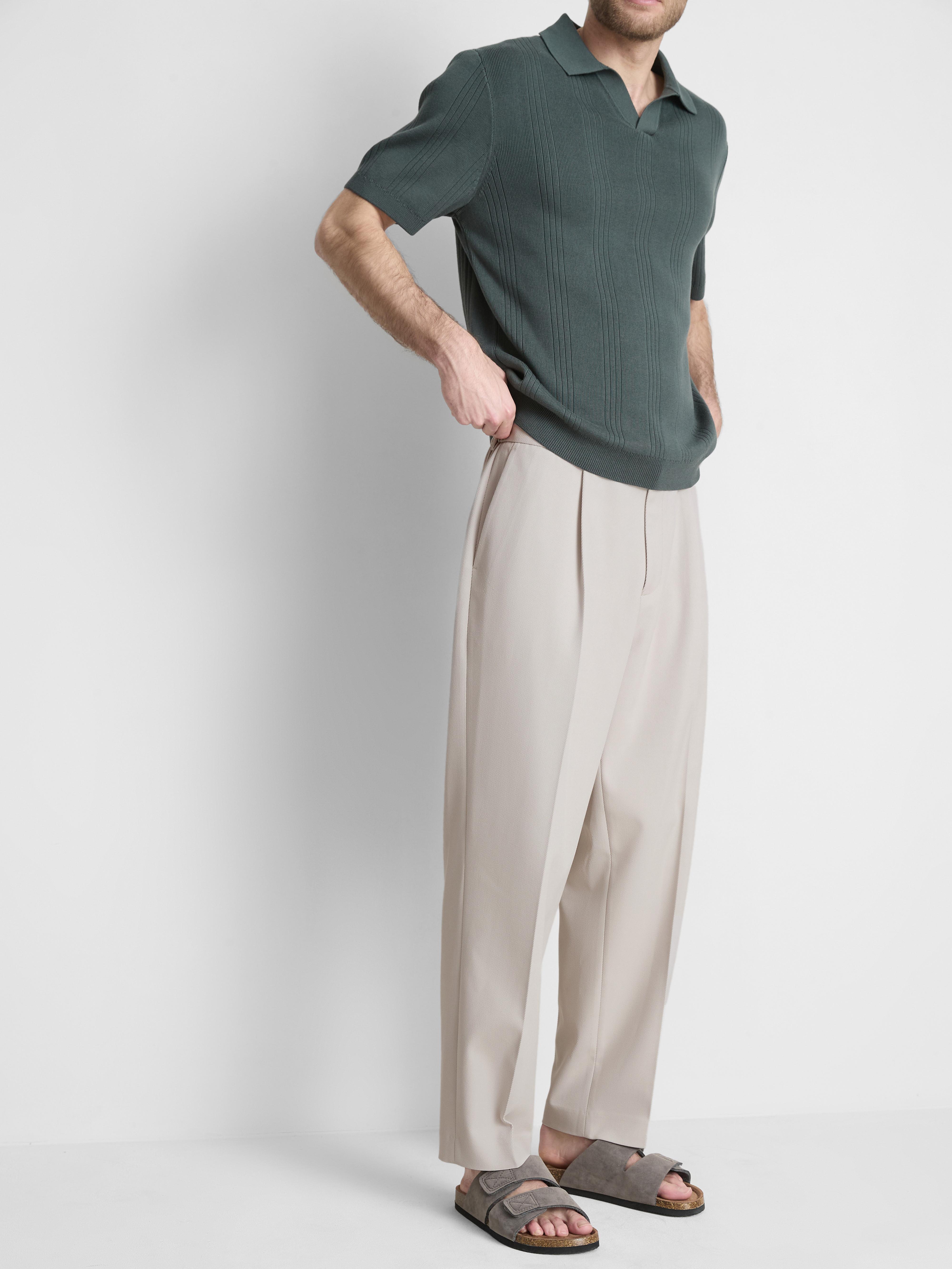 Men's Light Gray The Edit Twill Pants