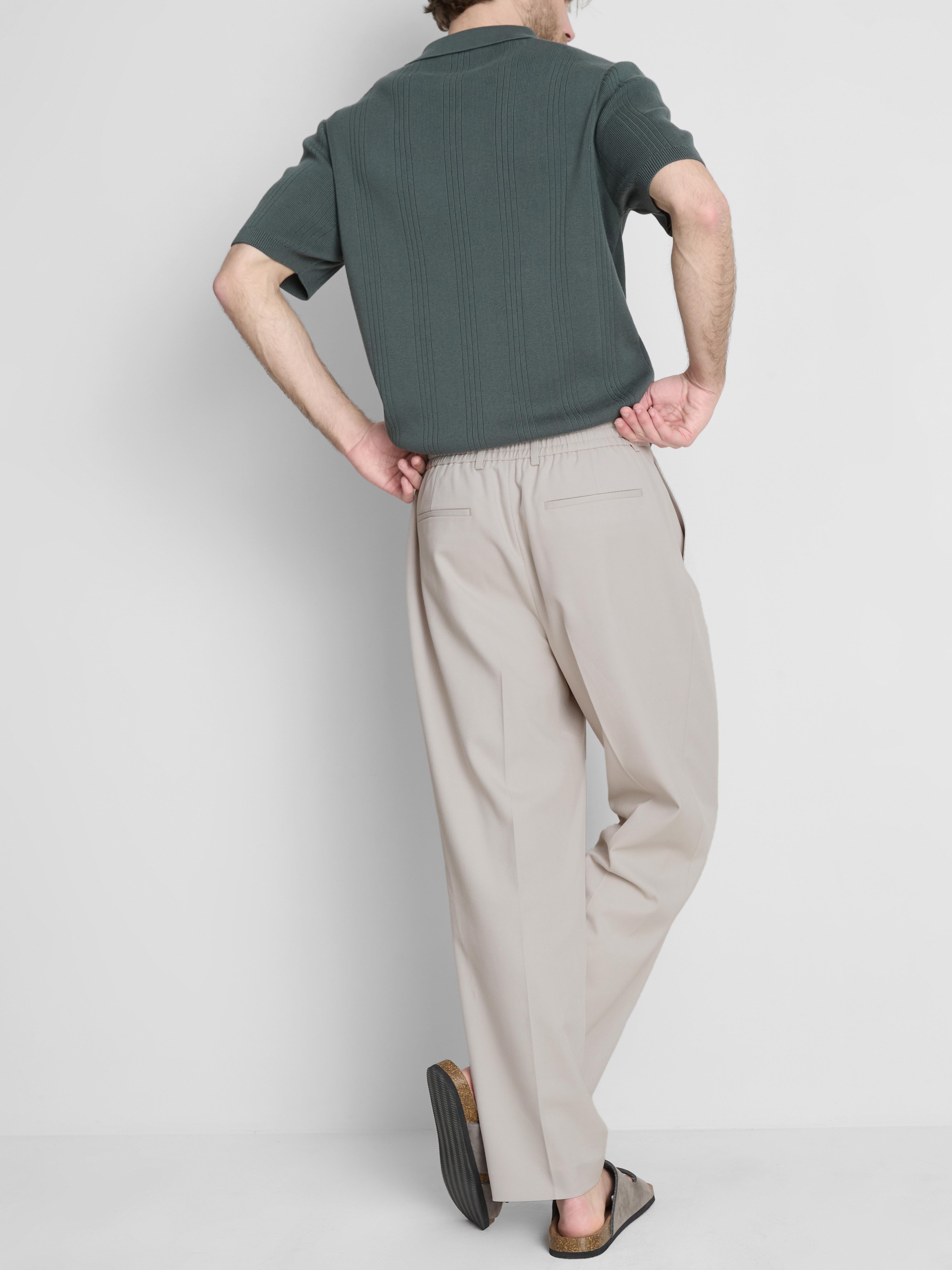 Men's Light Gray The Edit Twill Pants