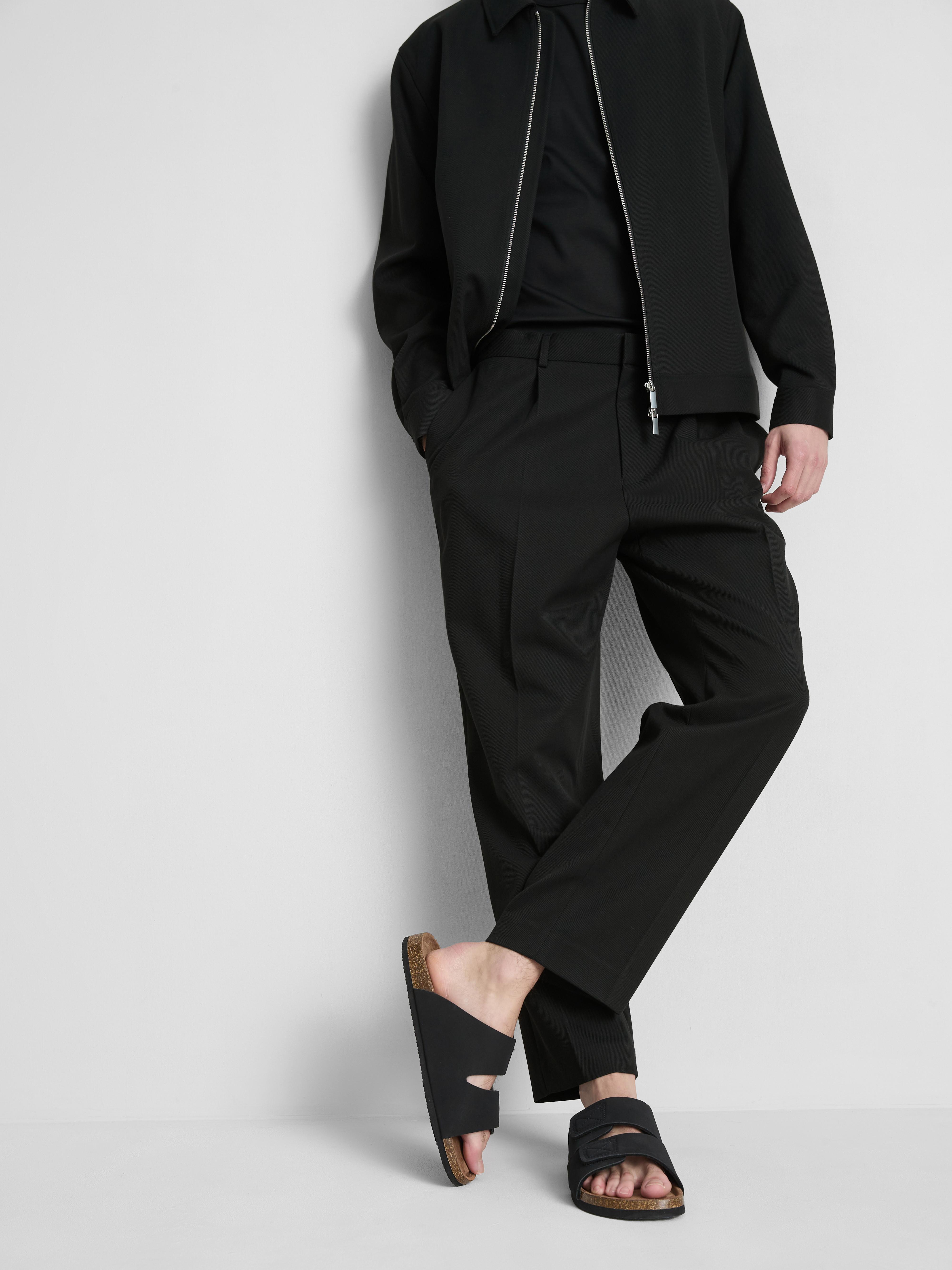 Men's Black The Edit Twill Pants
