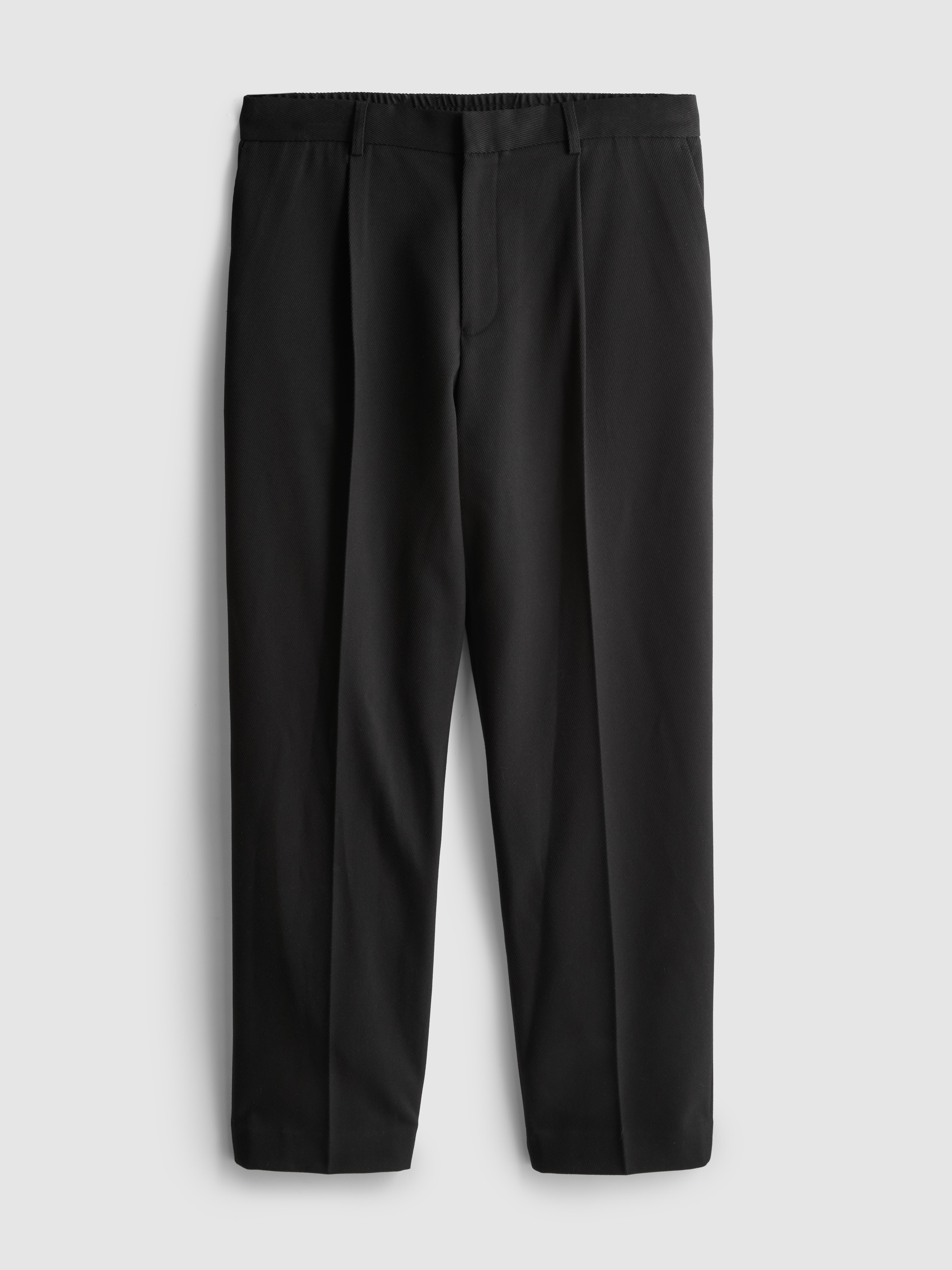 Men's Black The Edit Twill Pants