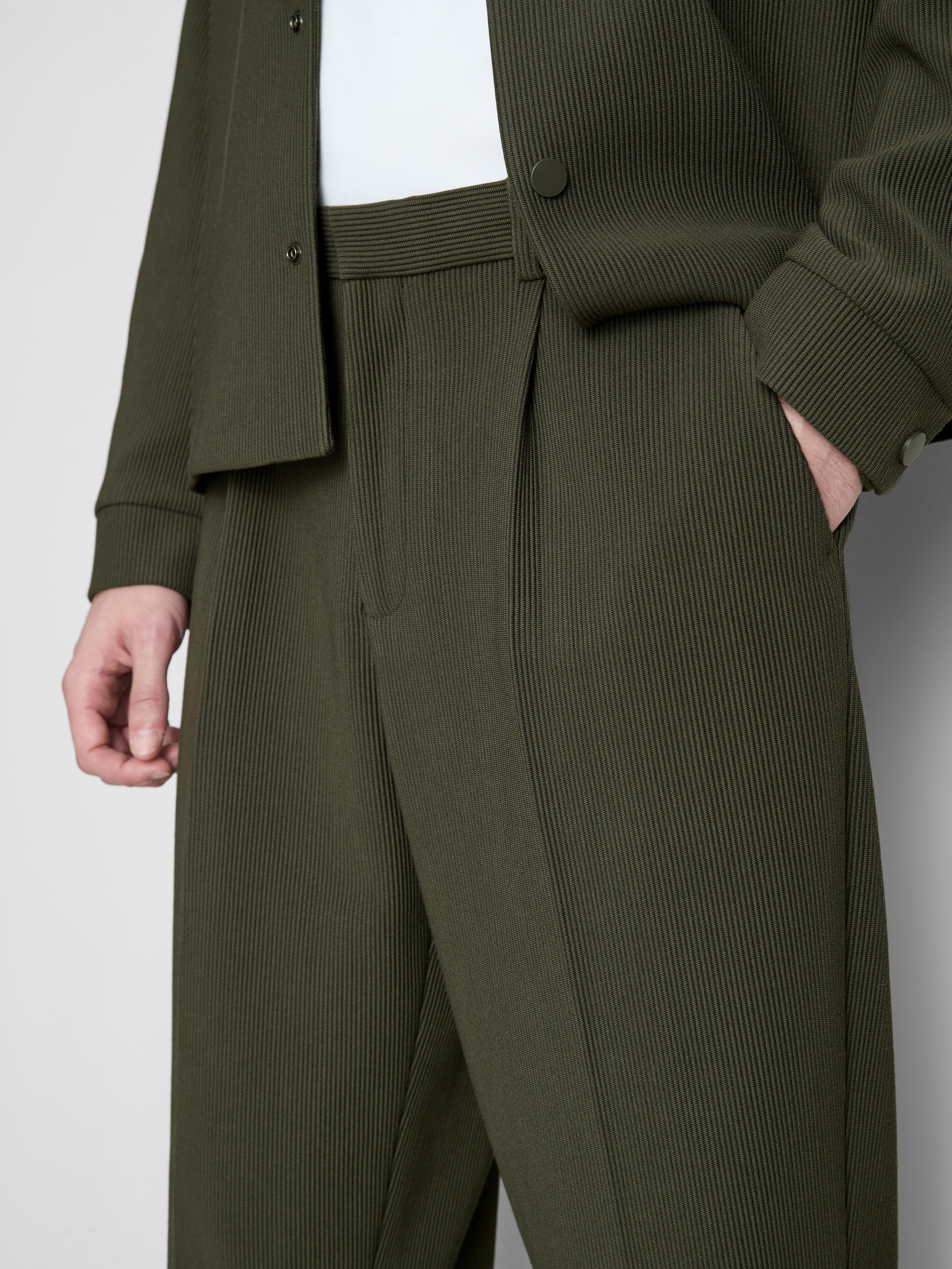 Men's Olive The Edit Plisse Pants