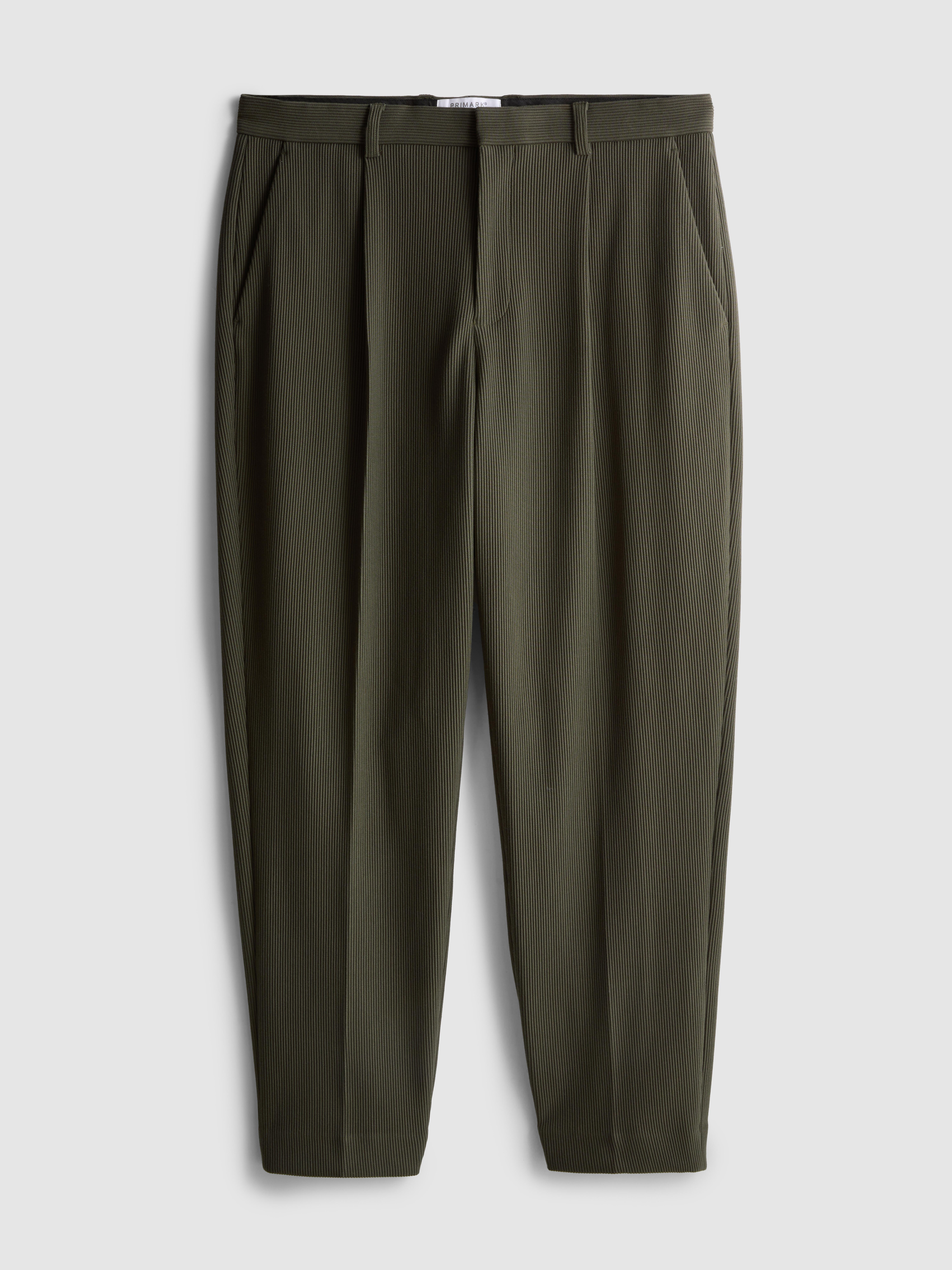 Men's Olive The Edit Plisse Pants