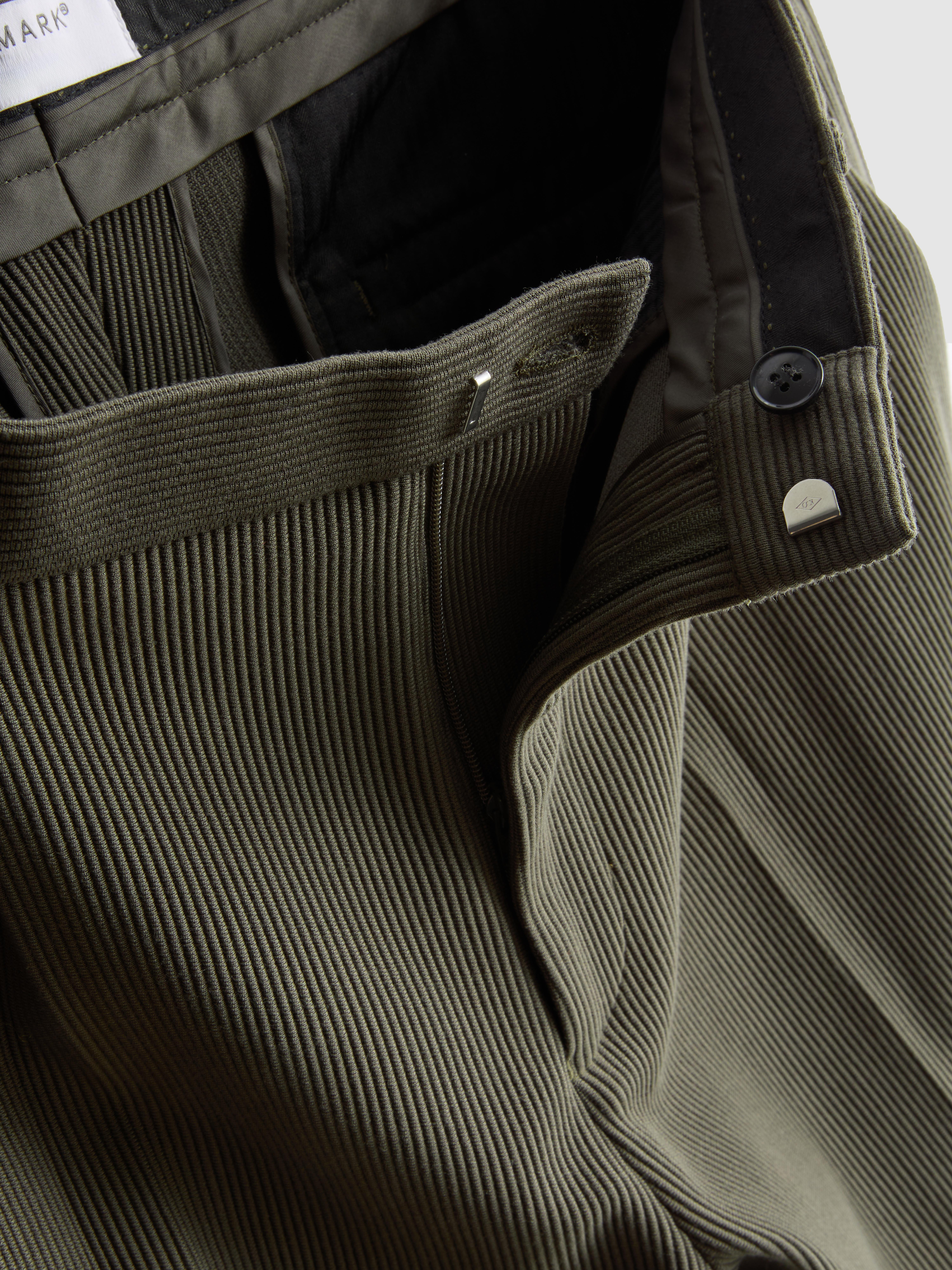 Men's Olive The Edit Plisse Pants