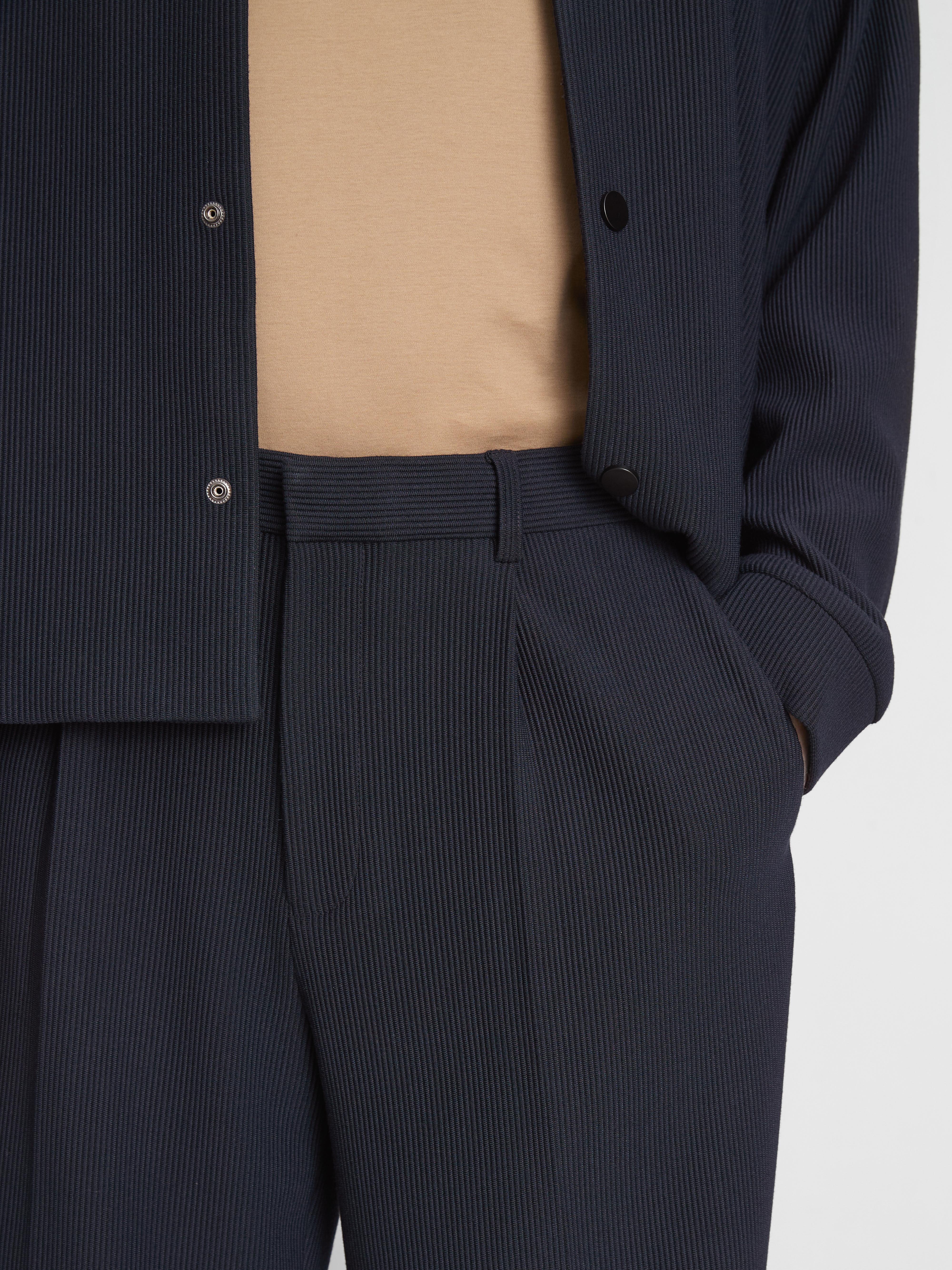 Men's Navy The Edit Plisse Pants