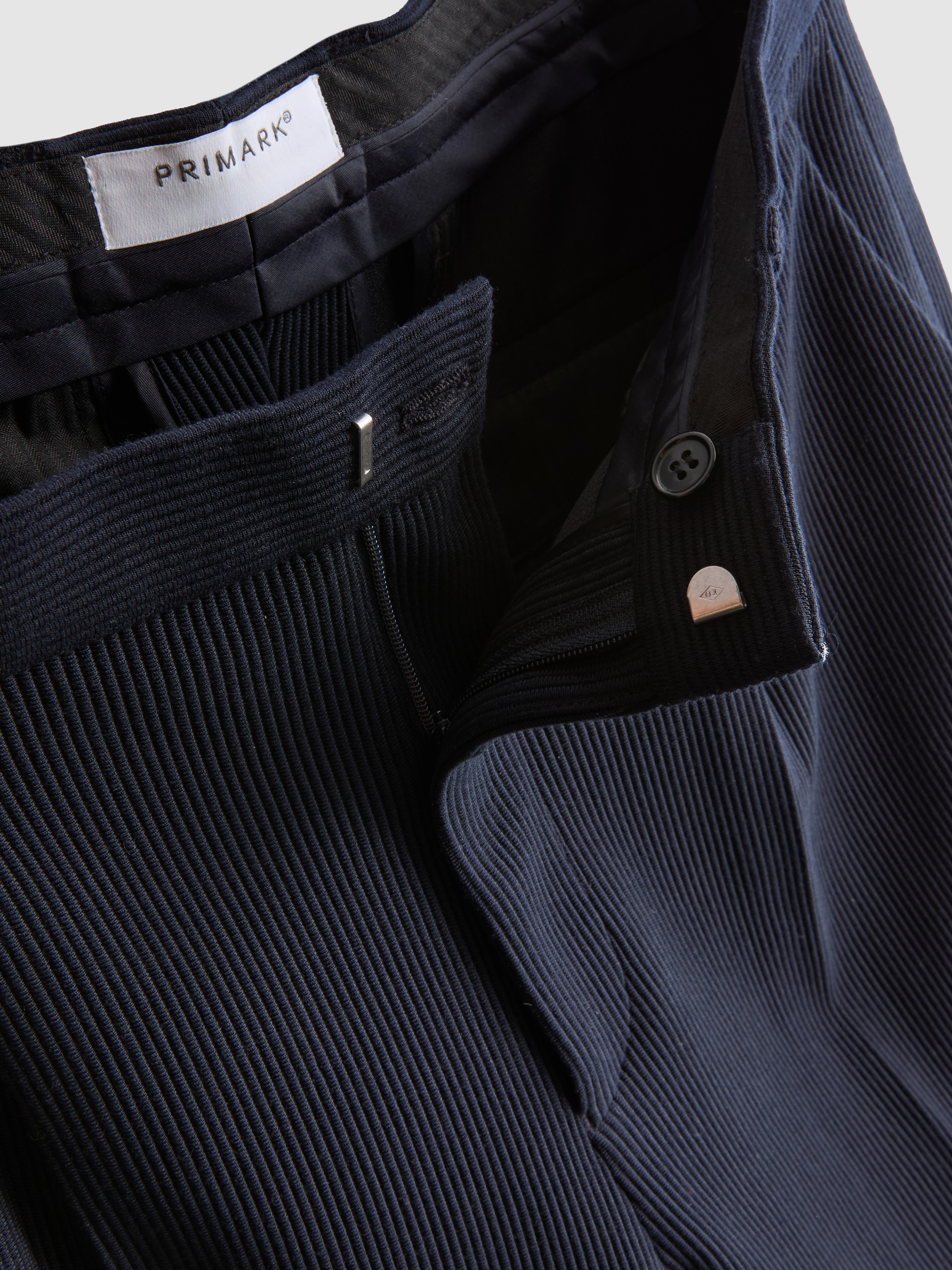 Men's Navy The Edit Plisse Pants