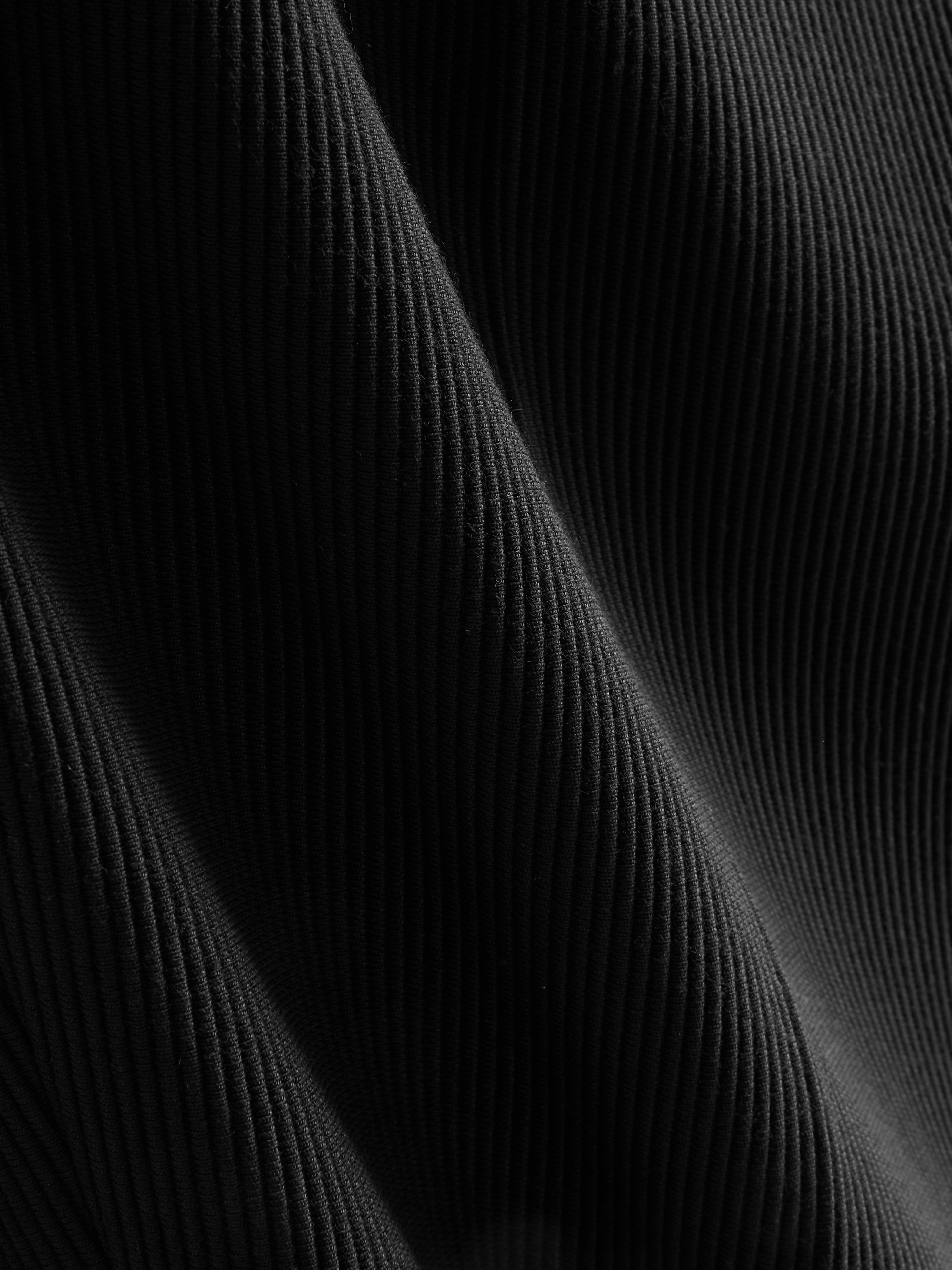 Men's Black The Edit Plisse Pants