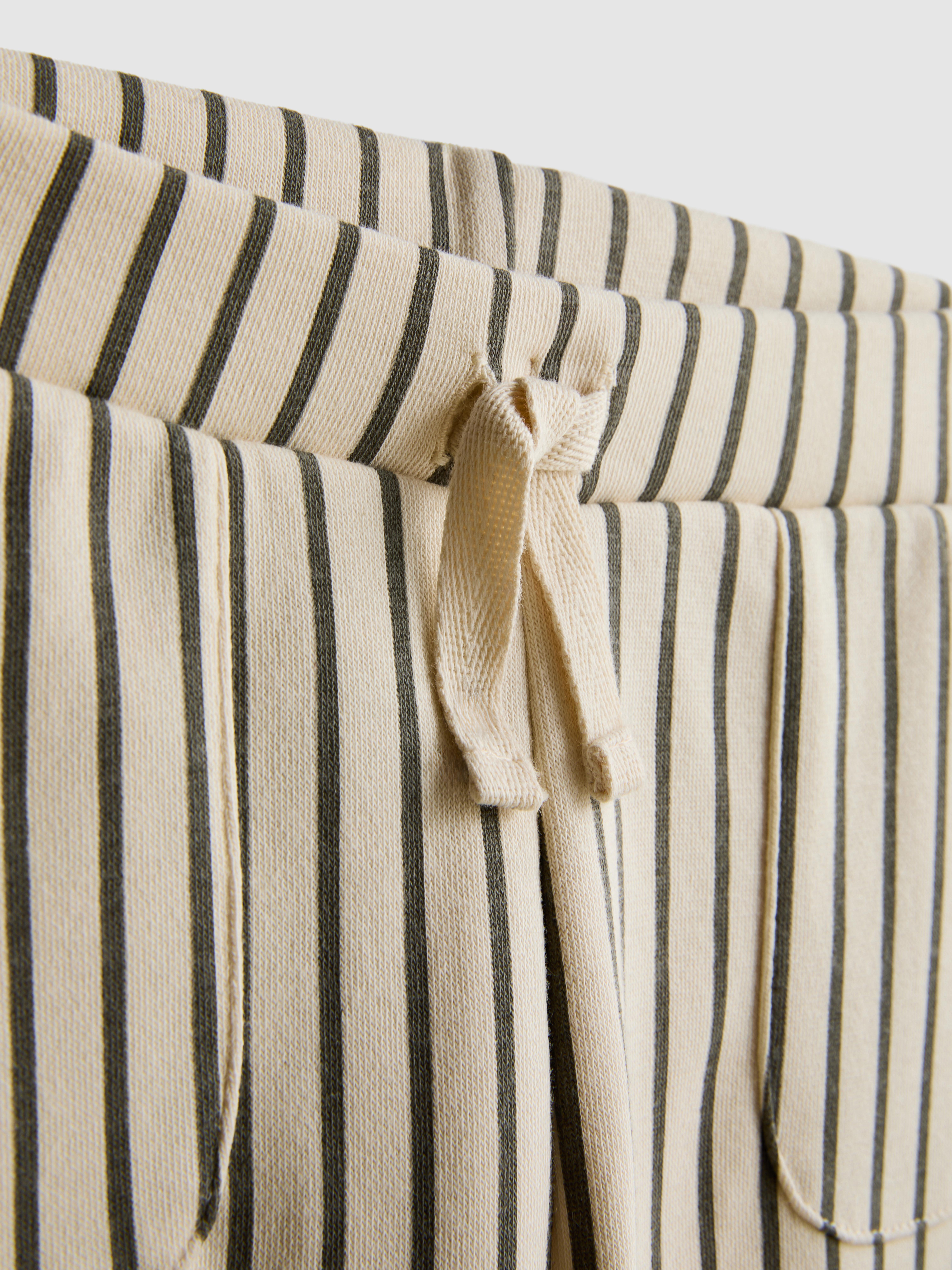 Baby Boys Charcoal 0-36mths | Hoodie and Stripe Joggers Set